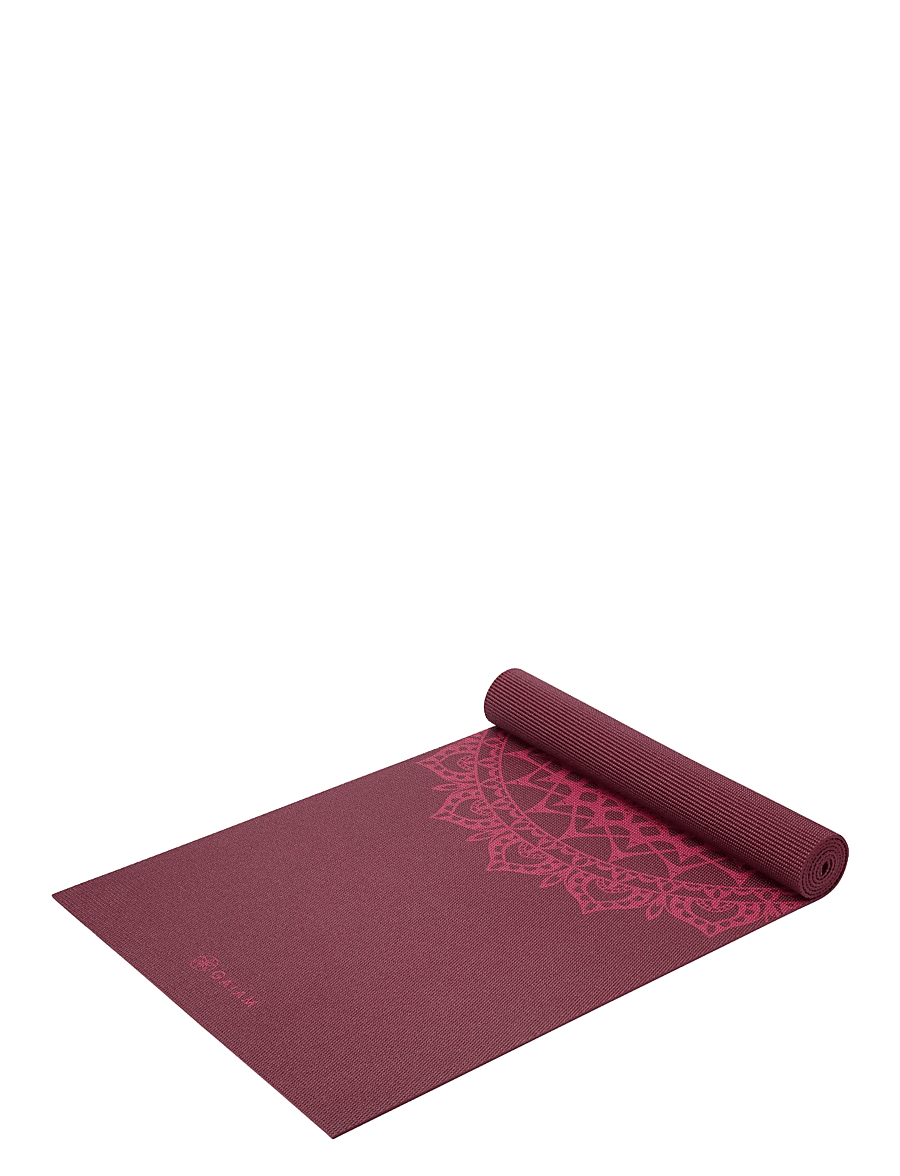 Gaiam - CHERRY MARRAKESH YOGA MAT 5MM - yogamåtter & tilbehør - cherry - 2