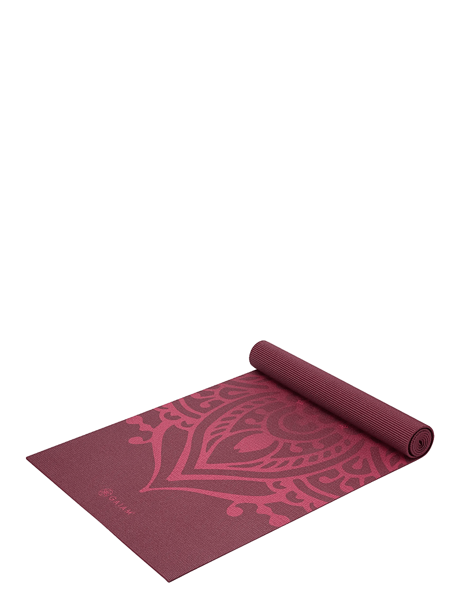 Gaiam - CHERRY SUNDIAL LAYERS YOGA MAT 5MM - yogamåtter & tilbehør - cherry - 2