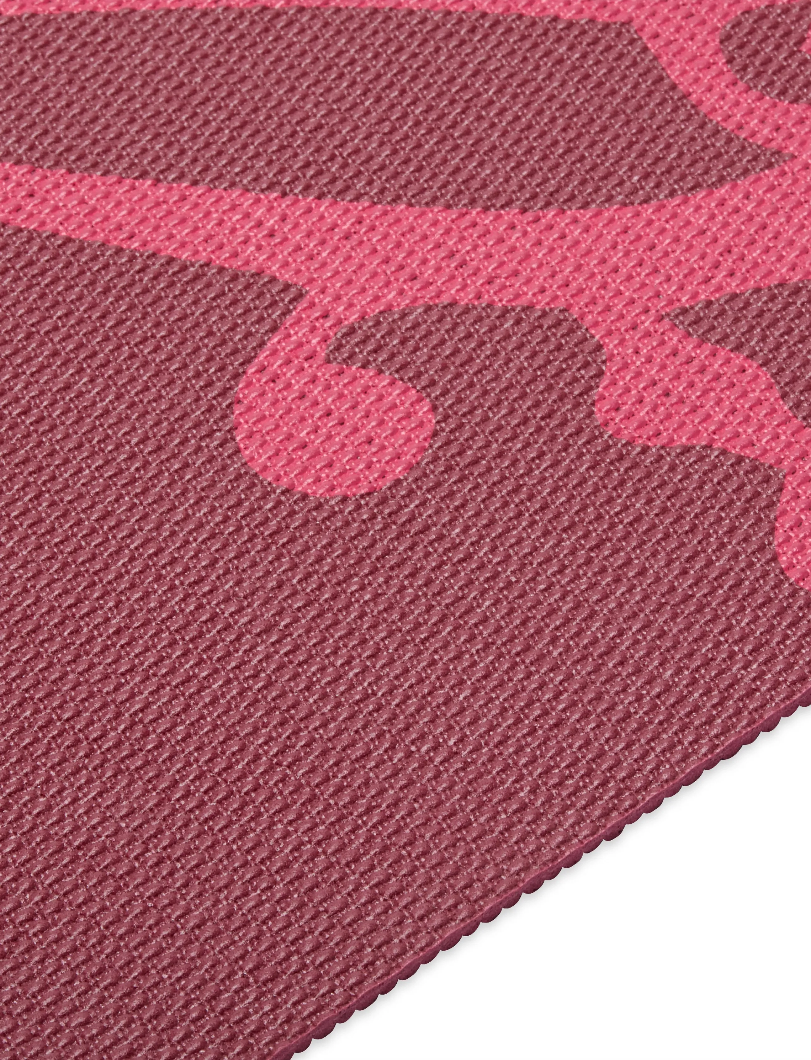 Gaiam - CHERRY SUNDIAL LAYERS YOGA MAT 5MM - yogamåtter & tilbehør - cherry - 3