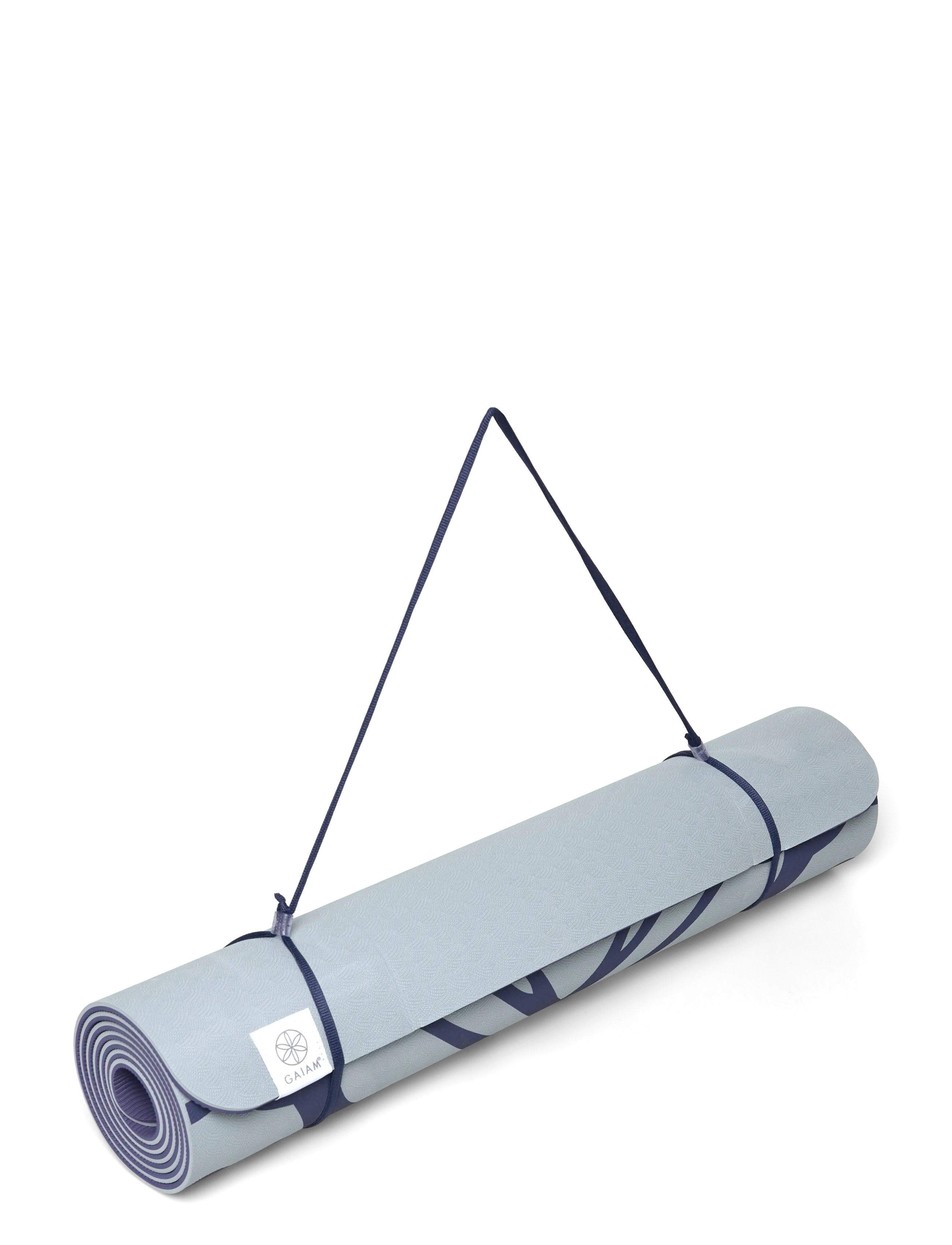 Gaiam TPE DOVE SUNDIAL YOGA MAT 6MM - Yoga-Ausrüstung - DOVE BLUE / blue