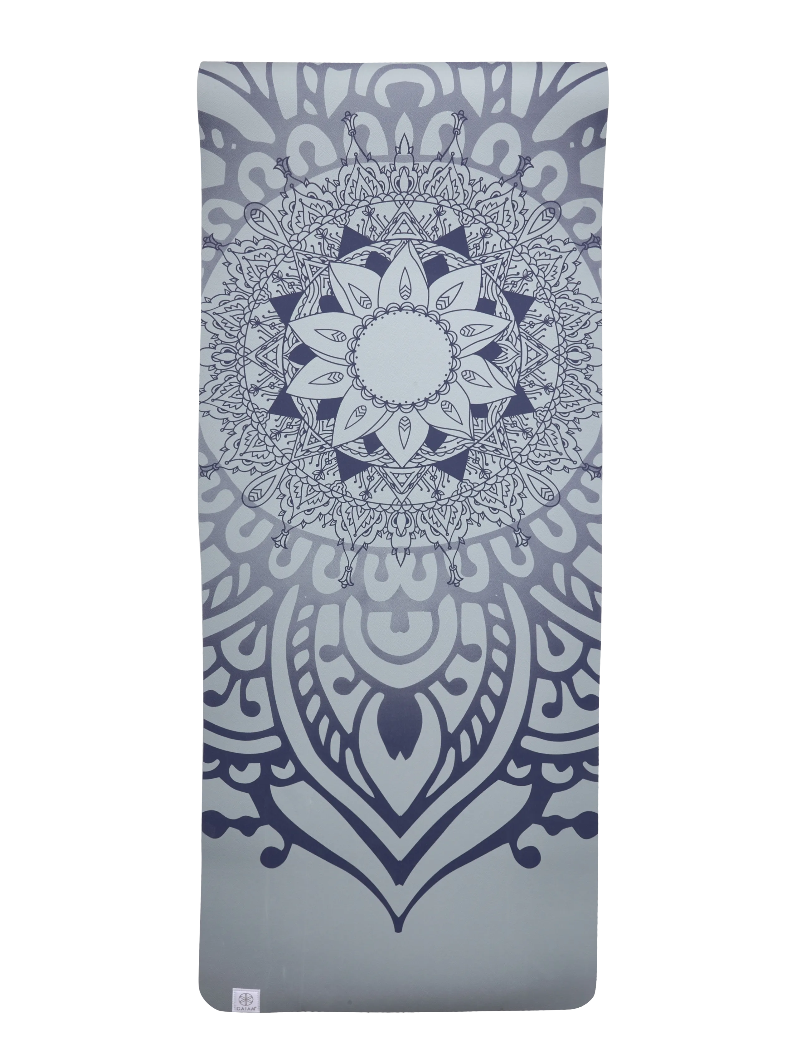 Gaiam - TPE DOVE SUNDIAL YOGA MAT 6MM - træningsmåtter & tilbehør - dove blue - 2