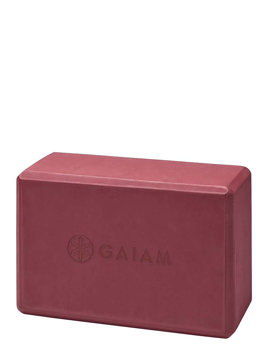 Gaiam - CHERRY YOGA BLOCK - yoga-blöcke & -bänder - cherry - 0
