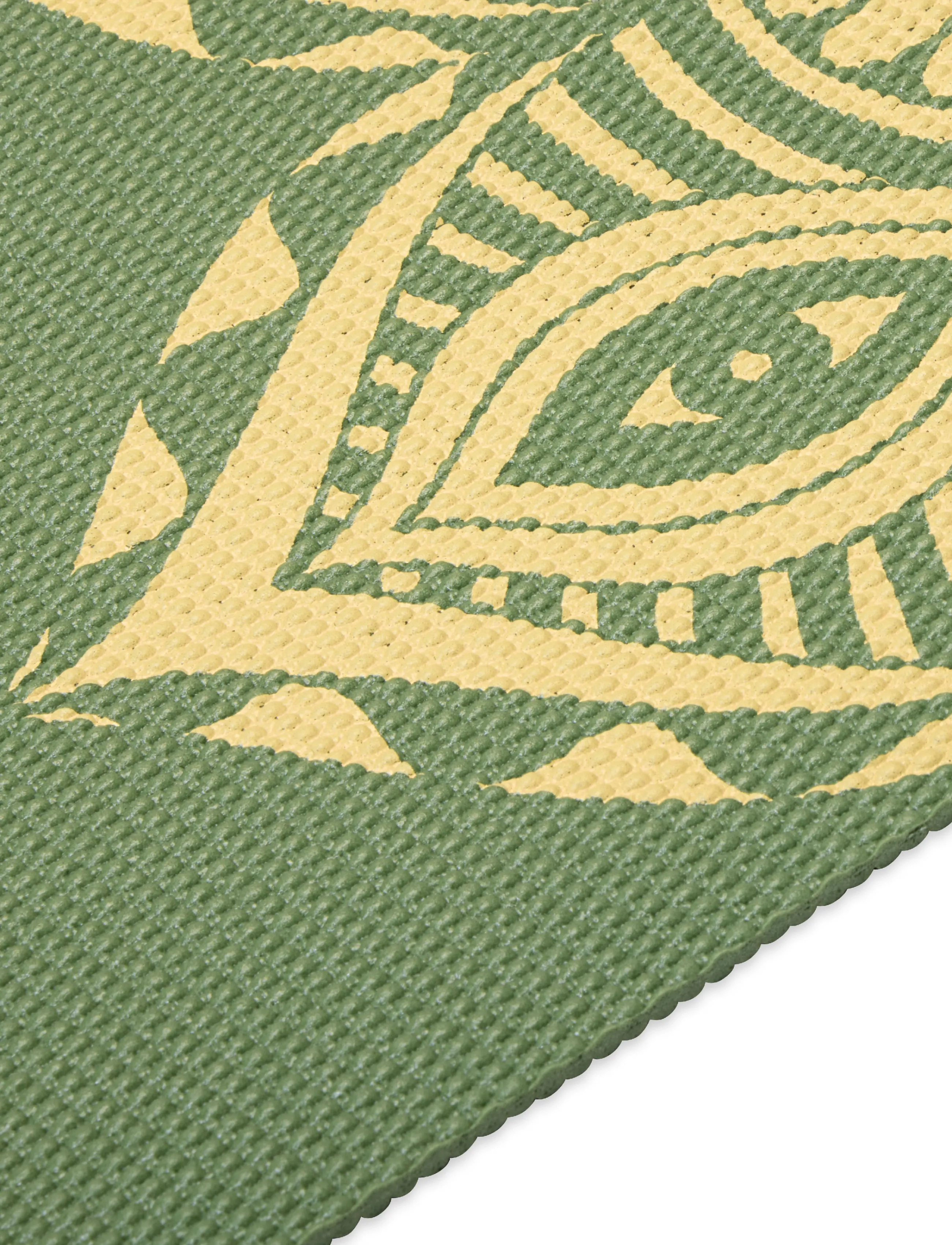 Gaiam - OLIVE HAZE MANDALA YOGA MAT 6MM - yoga mats & accessories - olive - 3