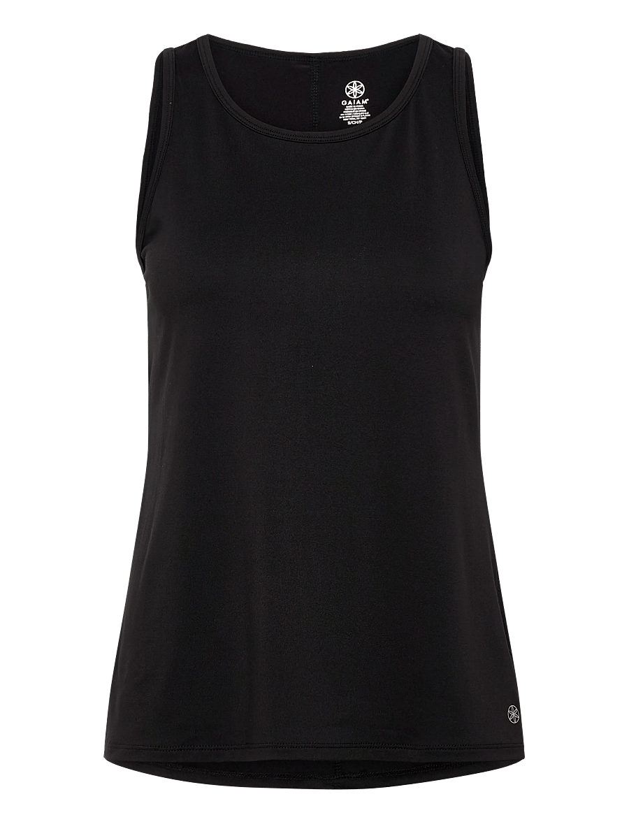 Gaiam - RELAX TANK - tank tops - black - 0