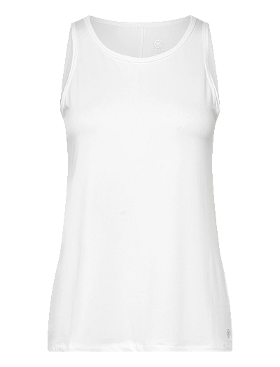 Gaiam RELAX TANK XL - Toppar & T-shirts - WHITE / white