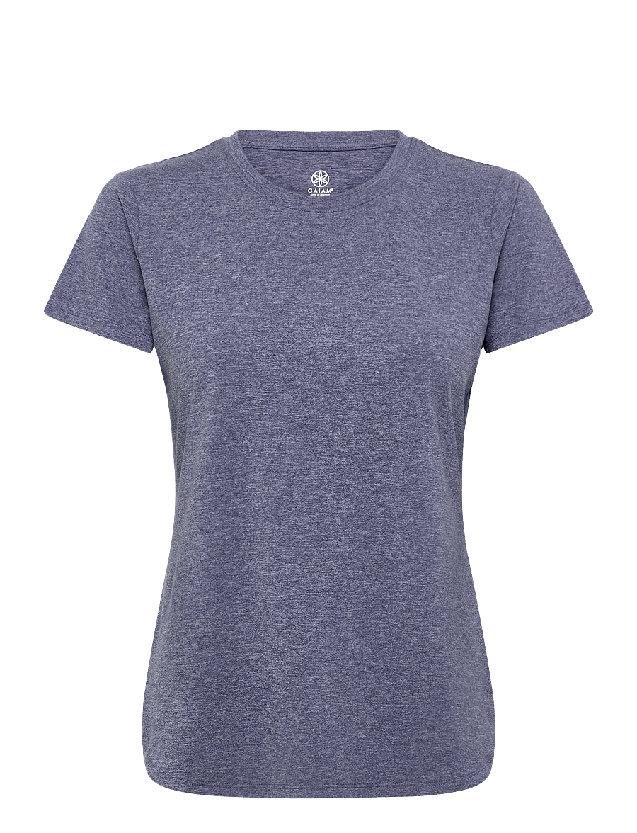 Gaiam - EV PERFORM TEE - t-shirts - blue indigo - 0