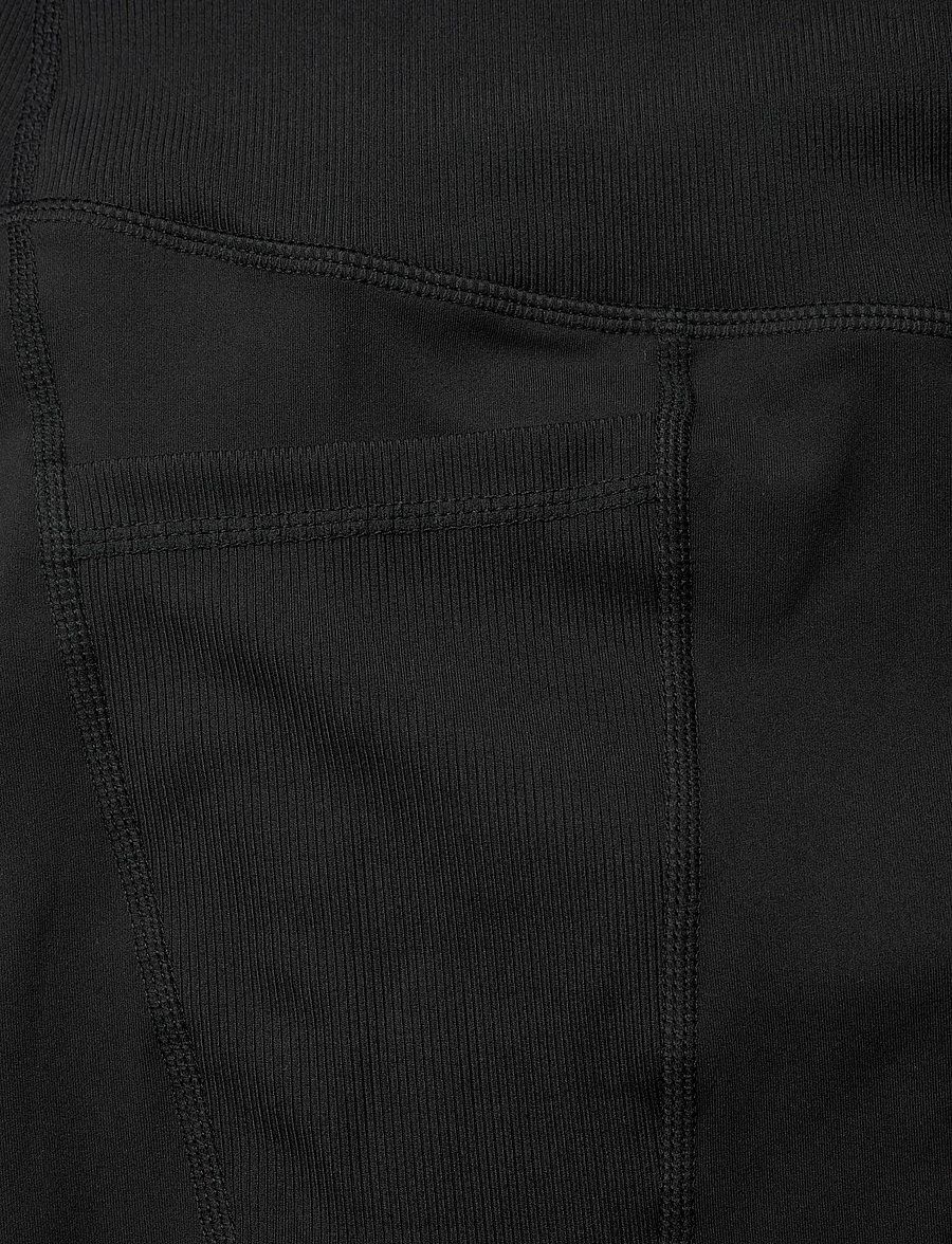 Gaiam - RIB MIX 7/8 PERFORMANCE LEGGING - legginsy do ćwiczeń - black - 4