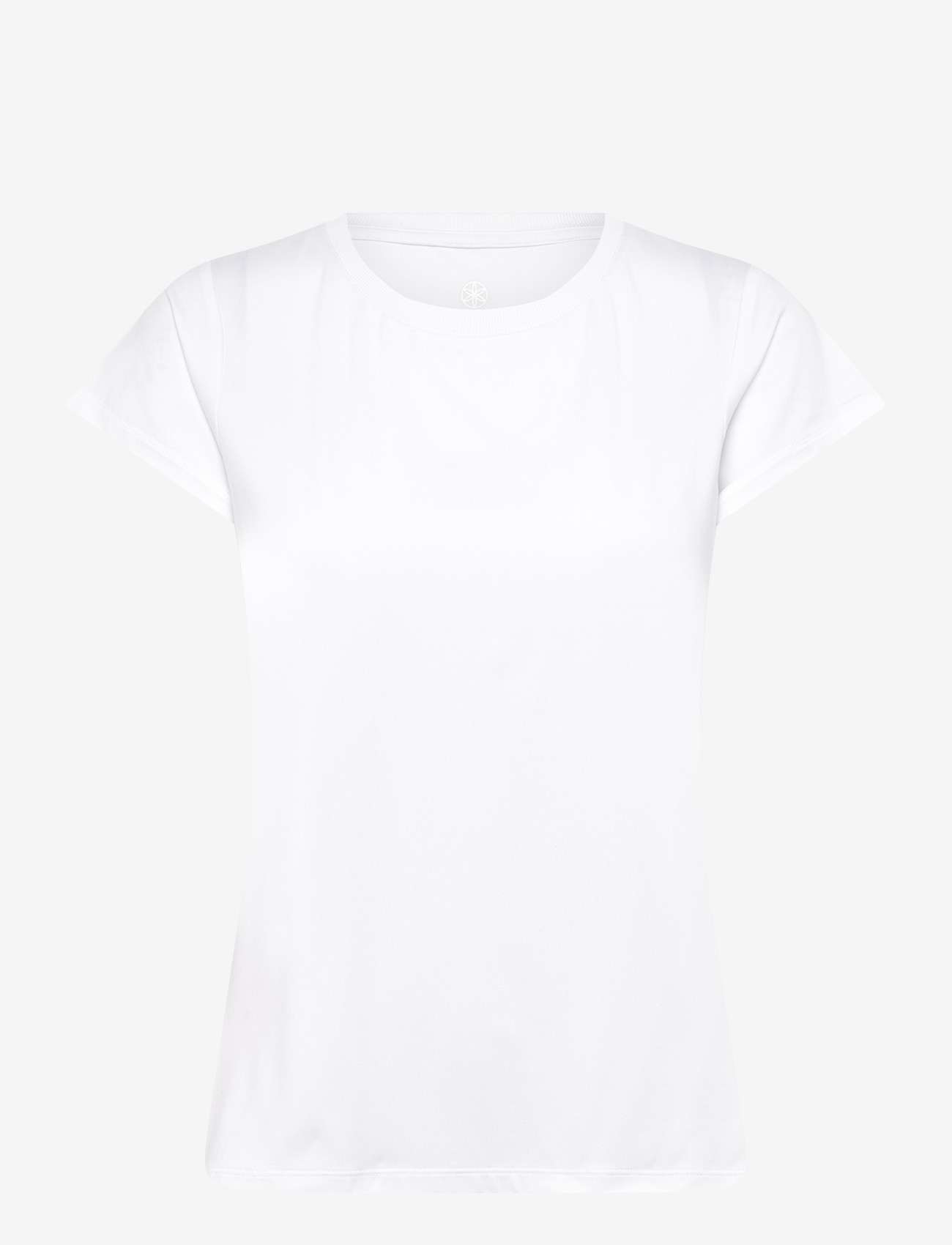 Gaiam - RIB MIX PERFPRMANCT TEE - t-shirts - white - 0