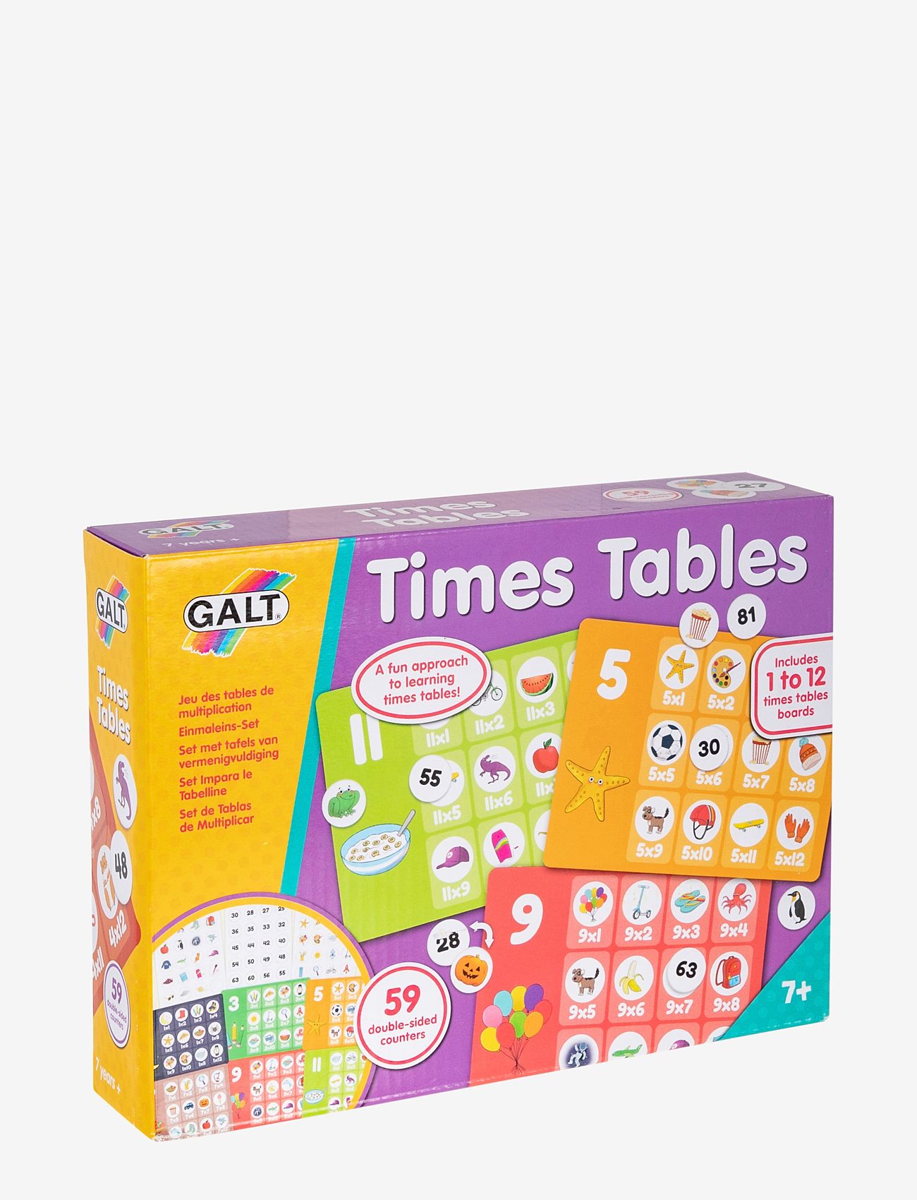 Galt - TIMES TABLES - kortspil - multicolour - 0
