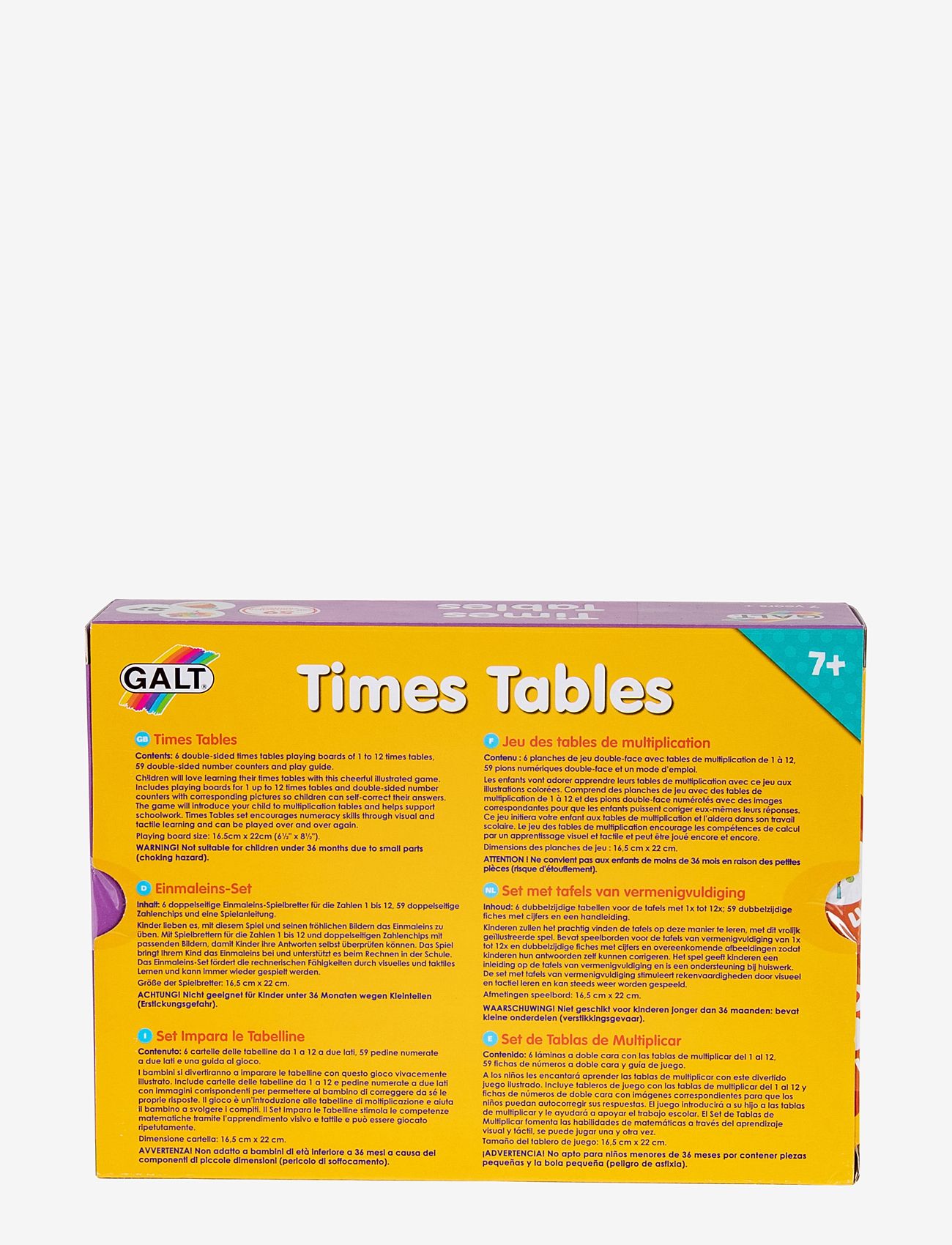Galt - TIMES TABLES - kortspil - multicolour - 1