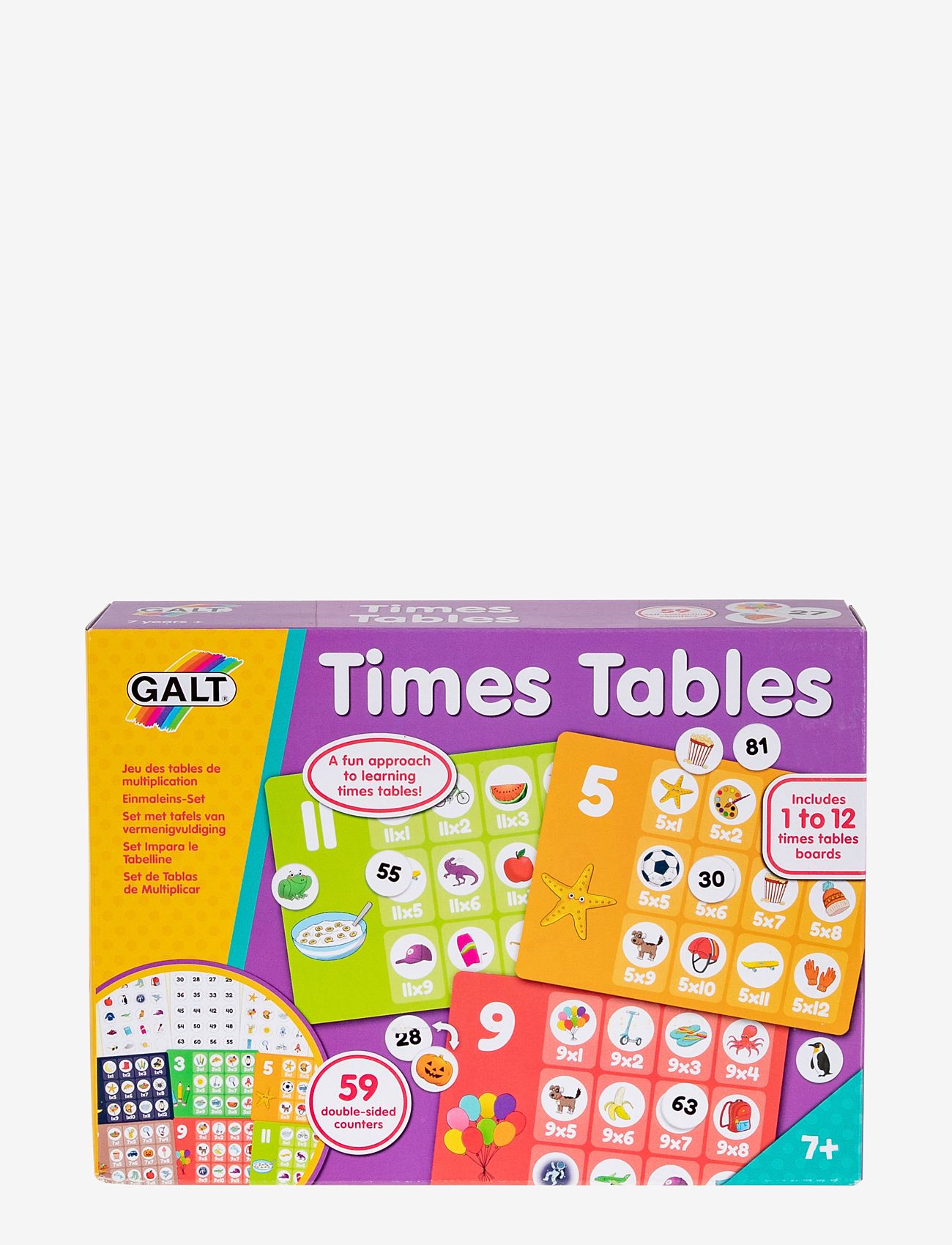 Galt - TIMES TABLES - kortspil - multicolour - 2