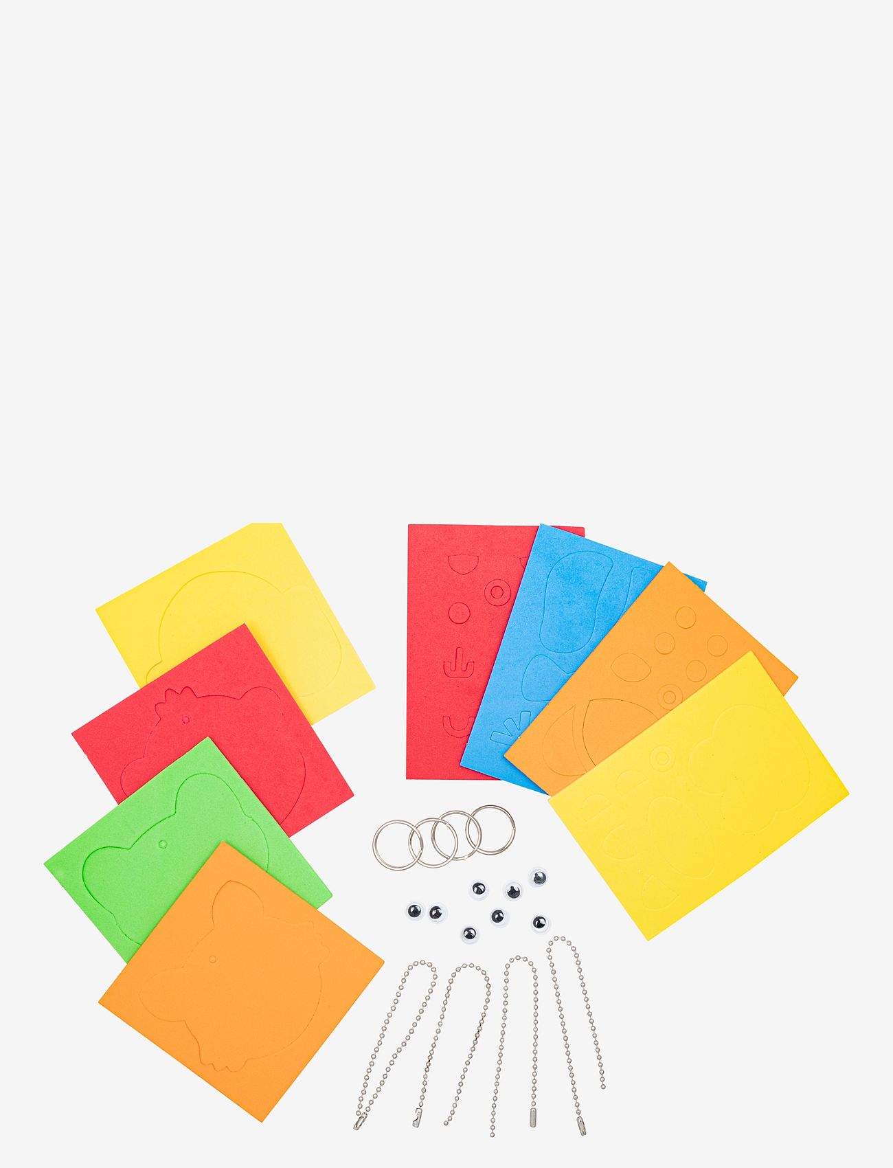 Galt - MINI MAKES FOAM KEYRINGS - kreasæt - multicolour - 2