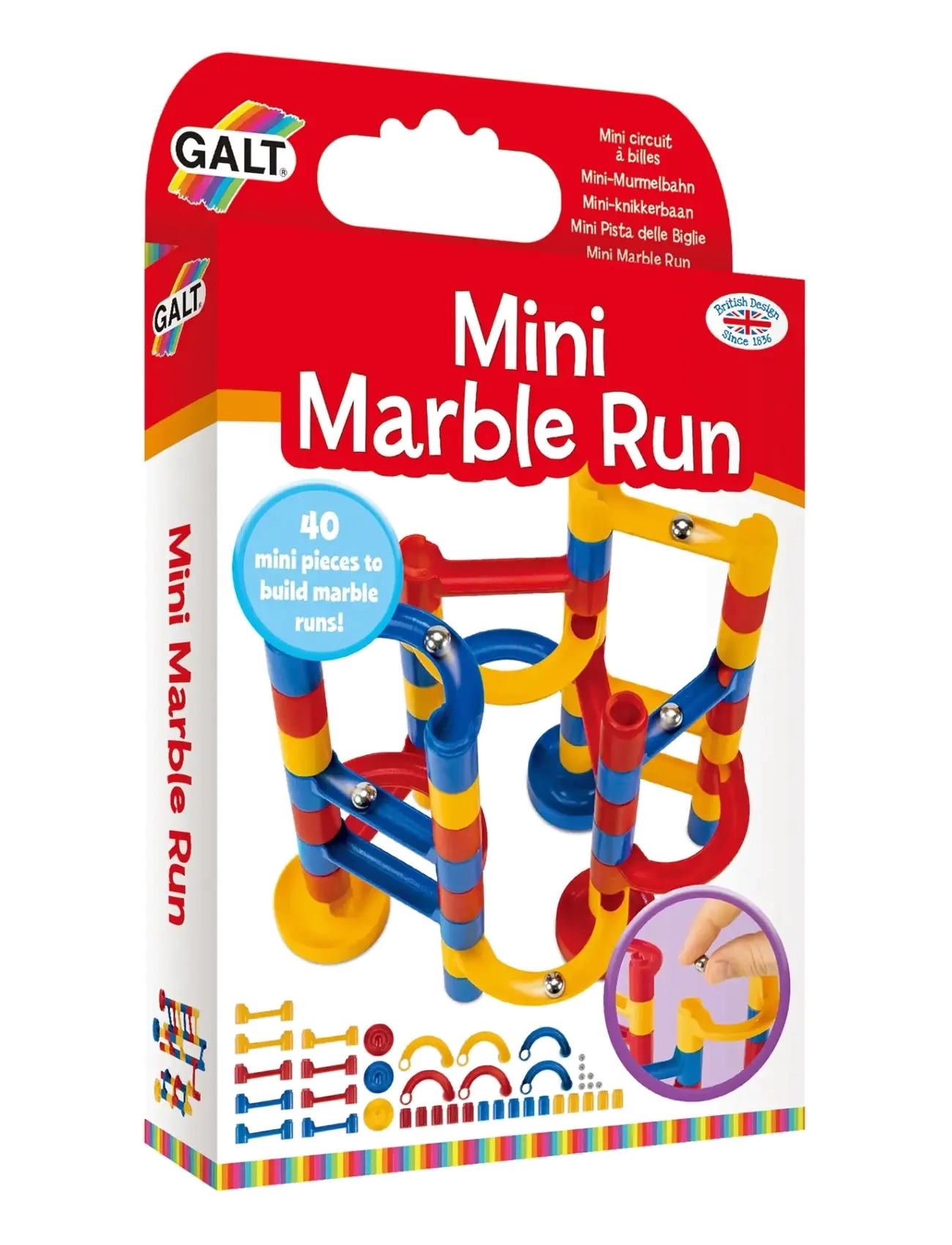 Galt MINI MARBLE RUN - App deal - MULTICOLOUR / multi