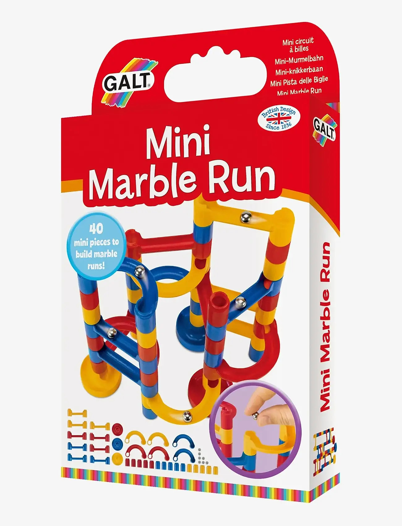 Galt - MINI MARBLE RUN - julegaver under 300kr - multicolour - 1