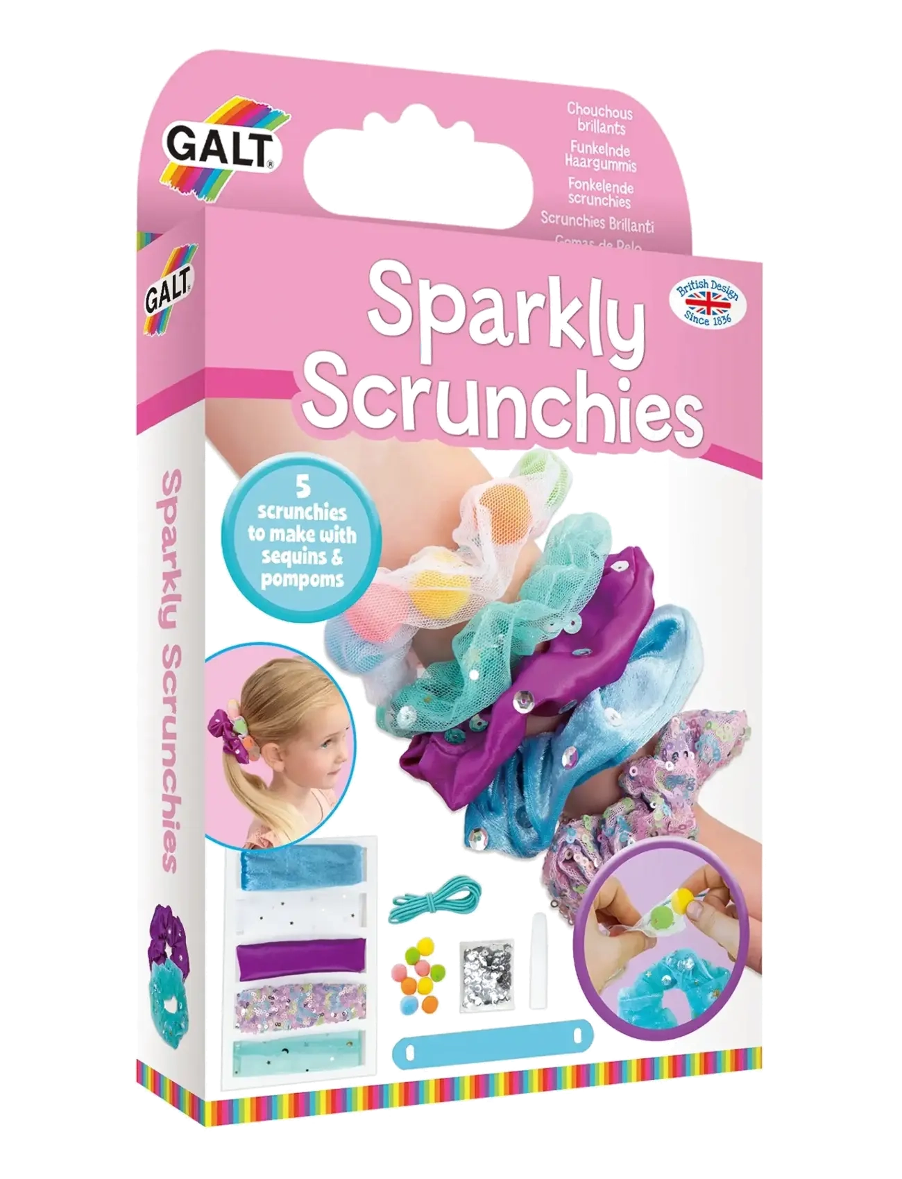 Galt GLITTRANDE SCRUNCHIES - Leksaker - MULTICOLOUR / multi