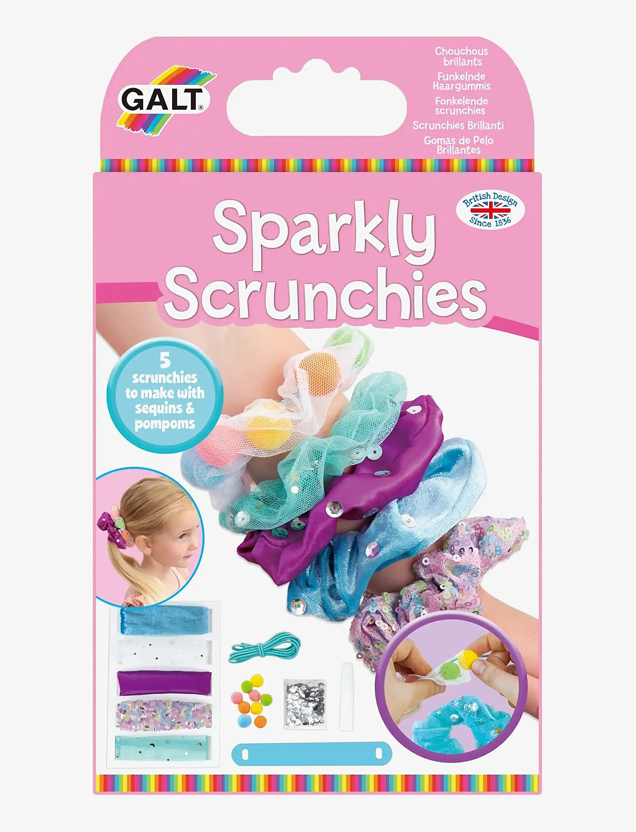 Galt - GLITTRANDE SCRUNCHIES - multicolour - 3