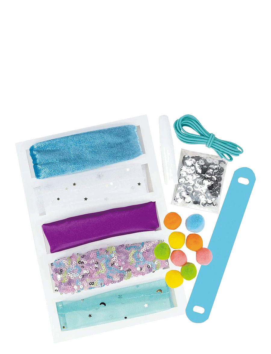 Galt - GLITTRANDE SCRUNCHIES - pysselset - multicolour - 4