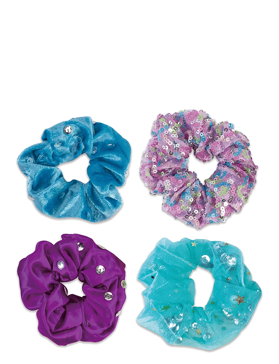 Galt - GLITTRANDE SCRUNCHIES - pysselset - multicolour - 5