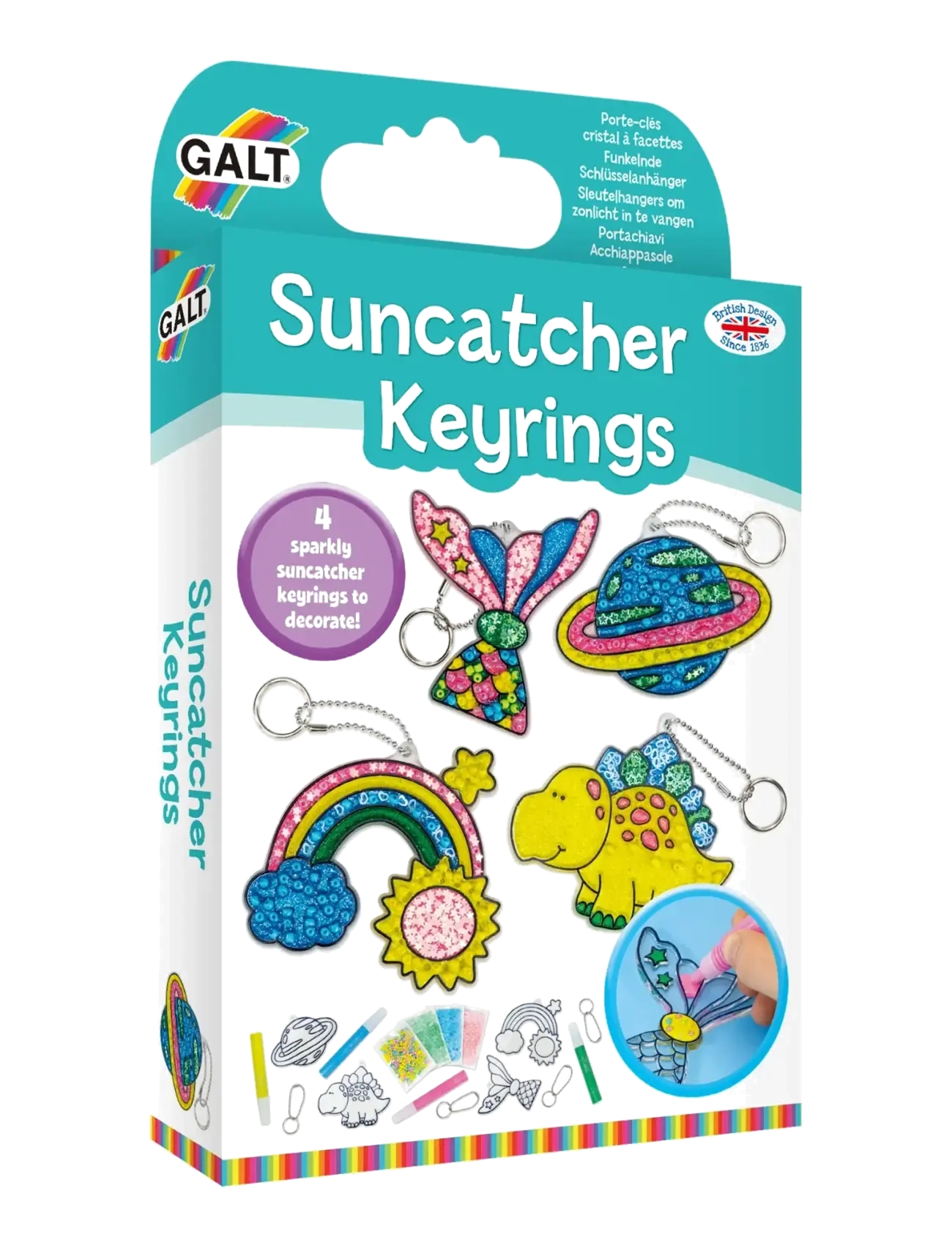 Galt SOLFÅNGAR-NYCKELRINGAR - Galt - MULTICOLOUR / multi