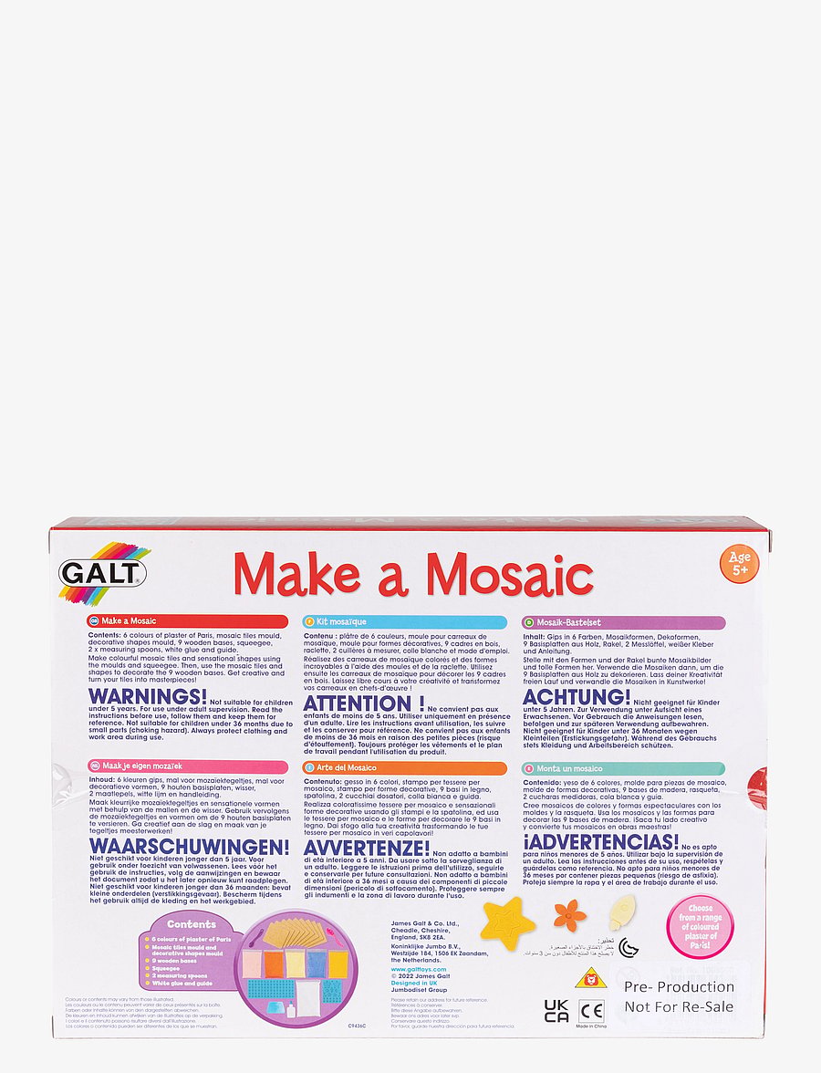 Galt - MAKE A MOSAIC - hobbysett - multicolour - 2