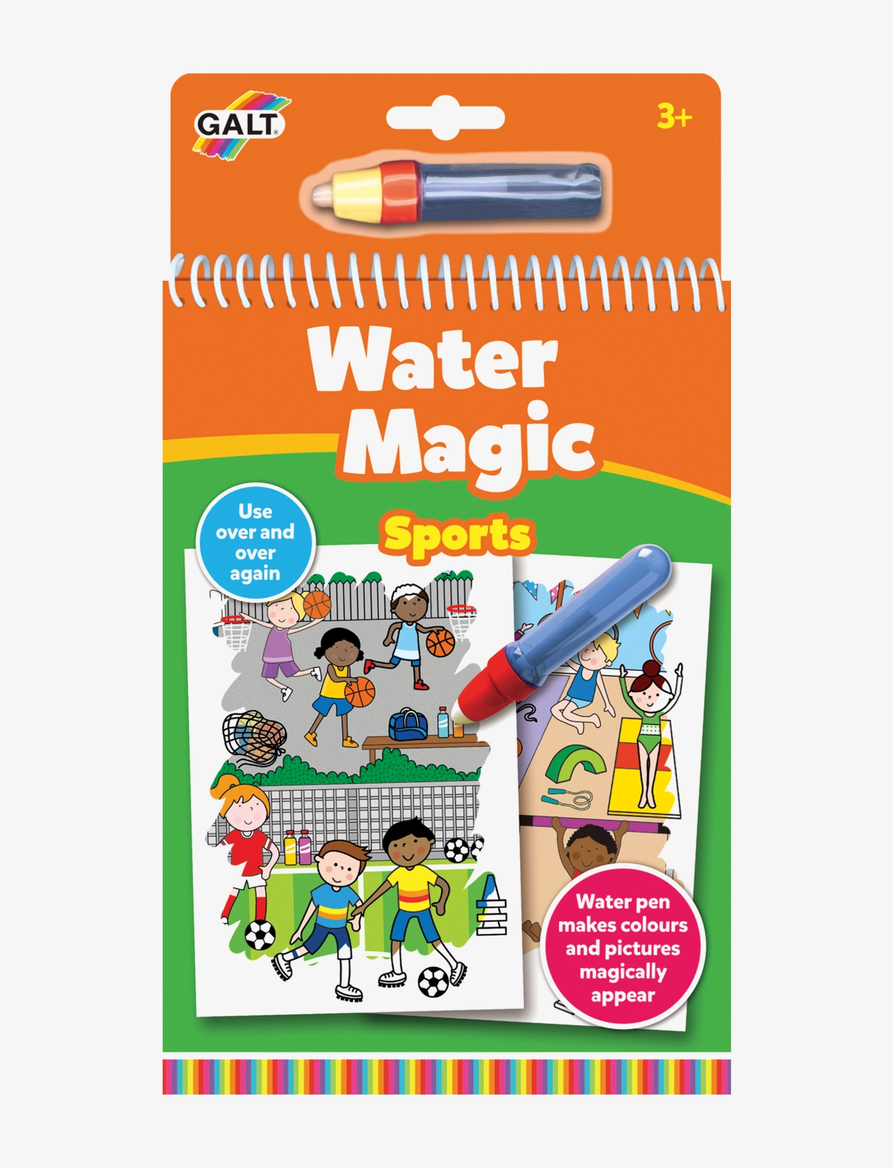 Galt Water Magic Sport, One Size, Multi/patterned, Tegning > Malebøger Og Håndarbejdsbøger, Børn