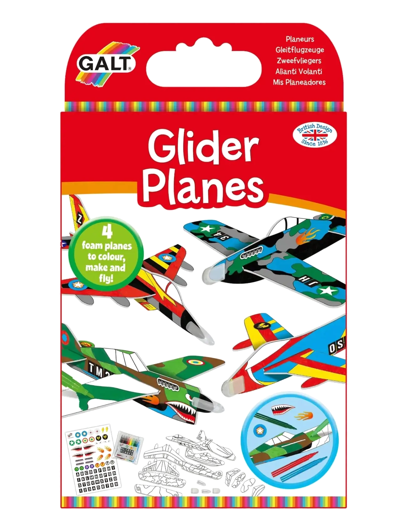 Galt - GLIDFLYGPLAN - pysselset - multi-coloured - 1