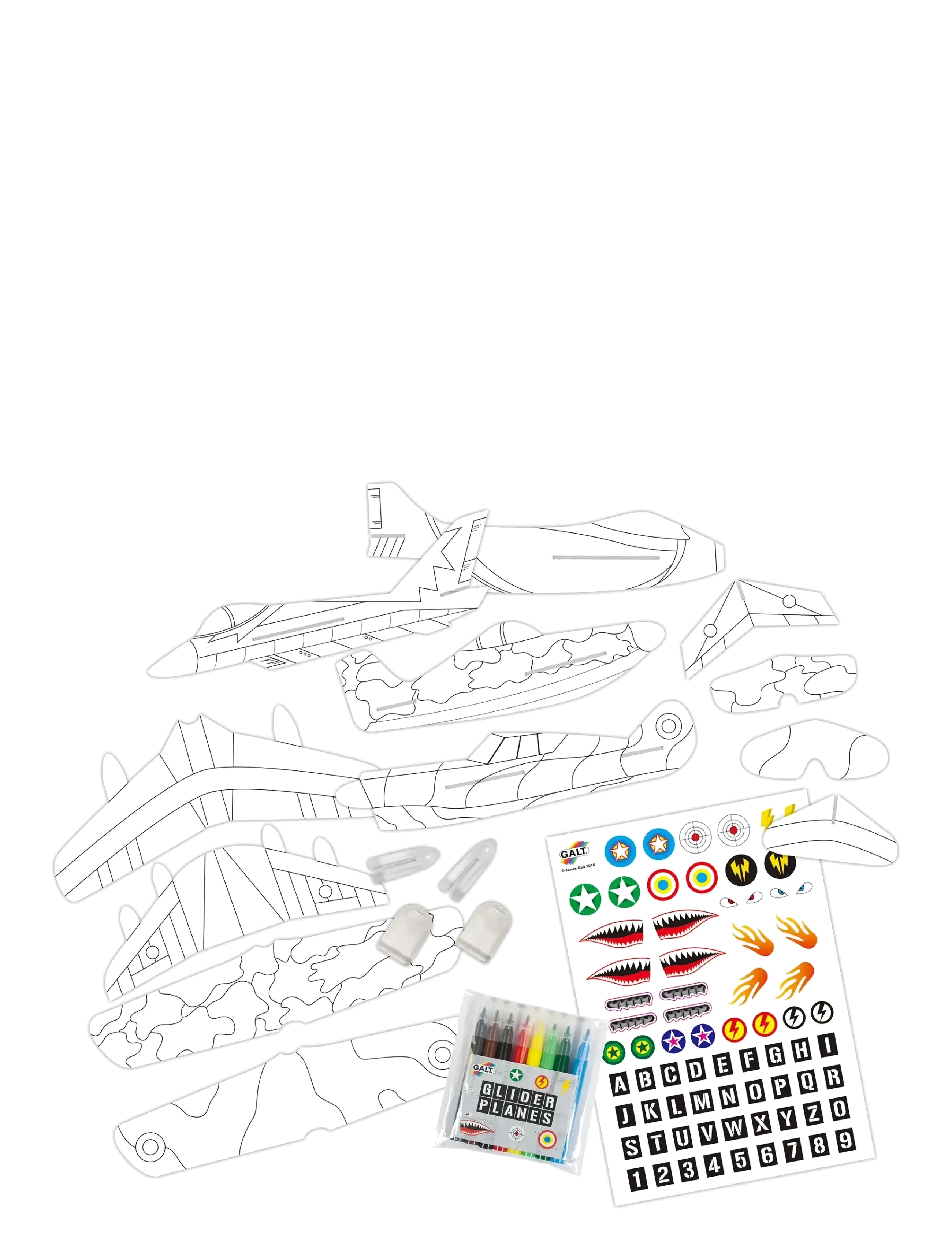 Galt - GLIDFLYGPLAN - pysselset - multi-coloured - 2