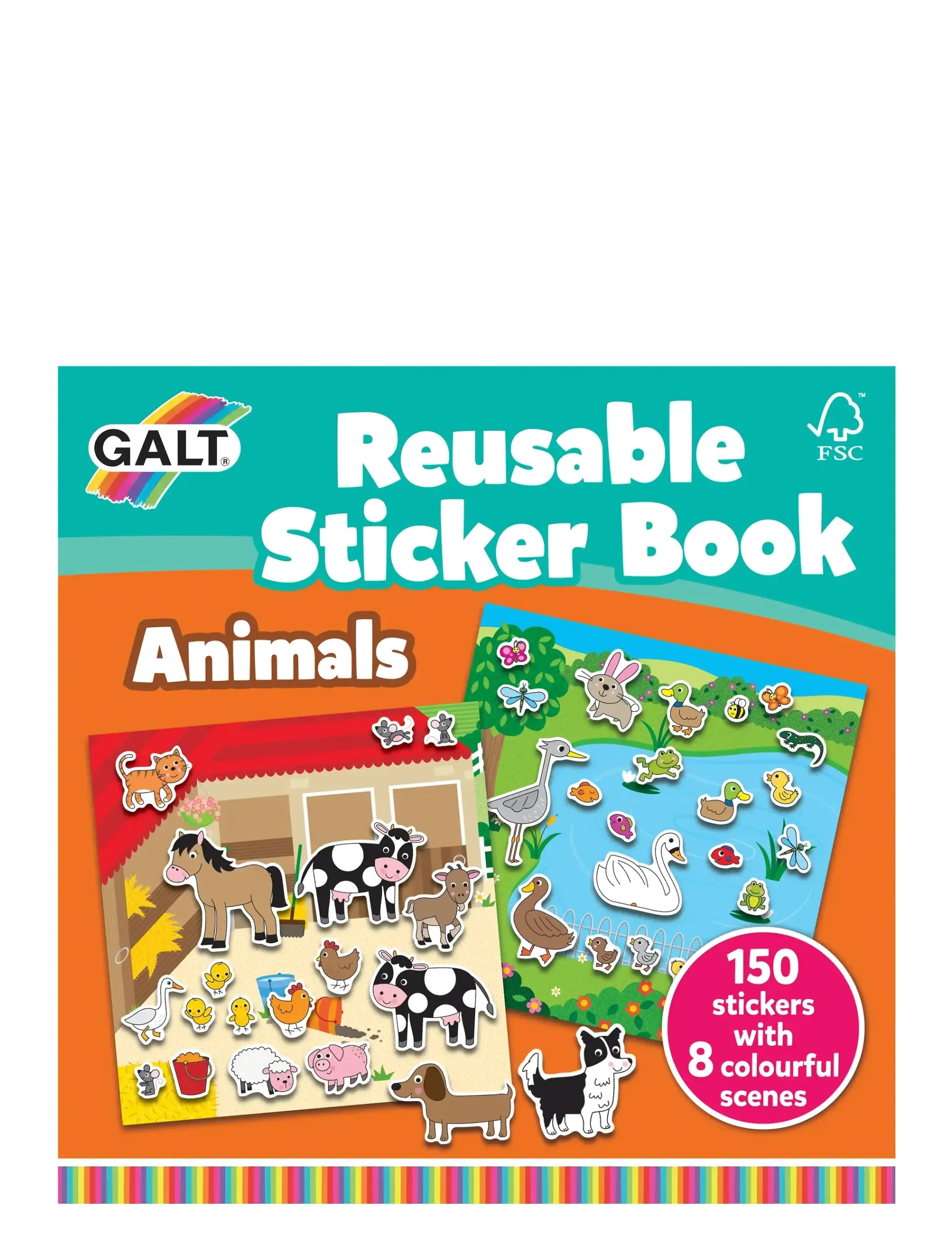 STICKERBOK DJUR - MULTI-COLOURED