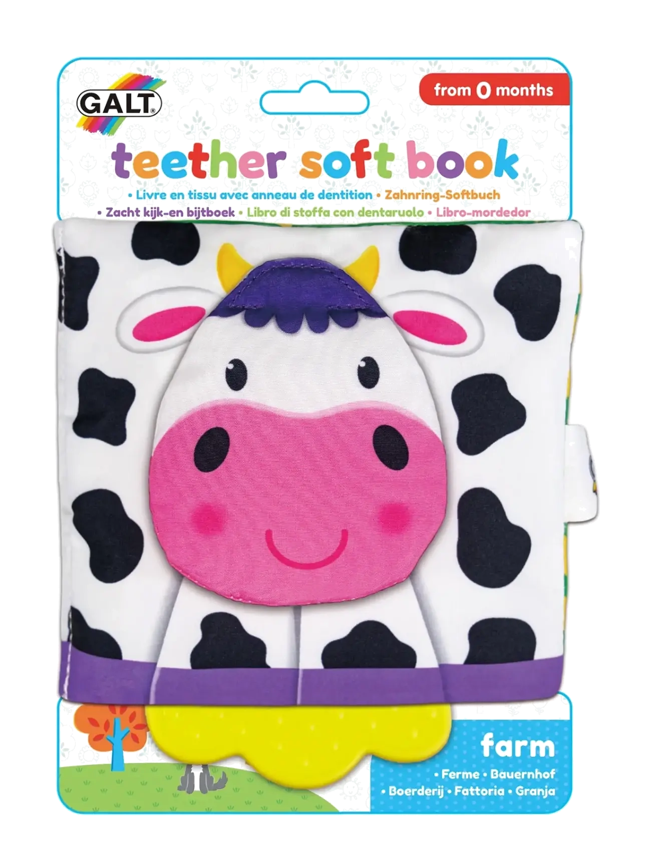 Galt TEETHER SOFT BOOK FARM - Pædagogisk legetøj - MULTI-COLOURED / multi