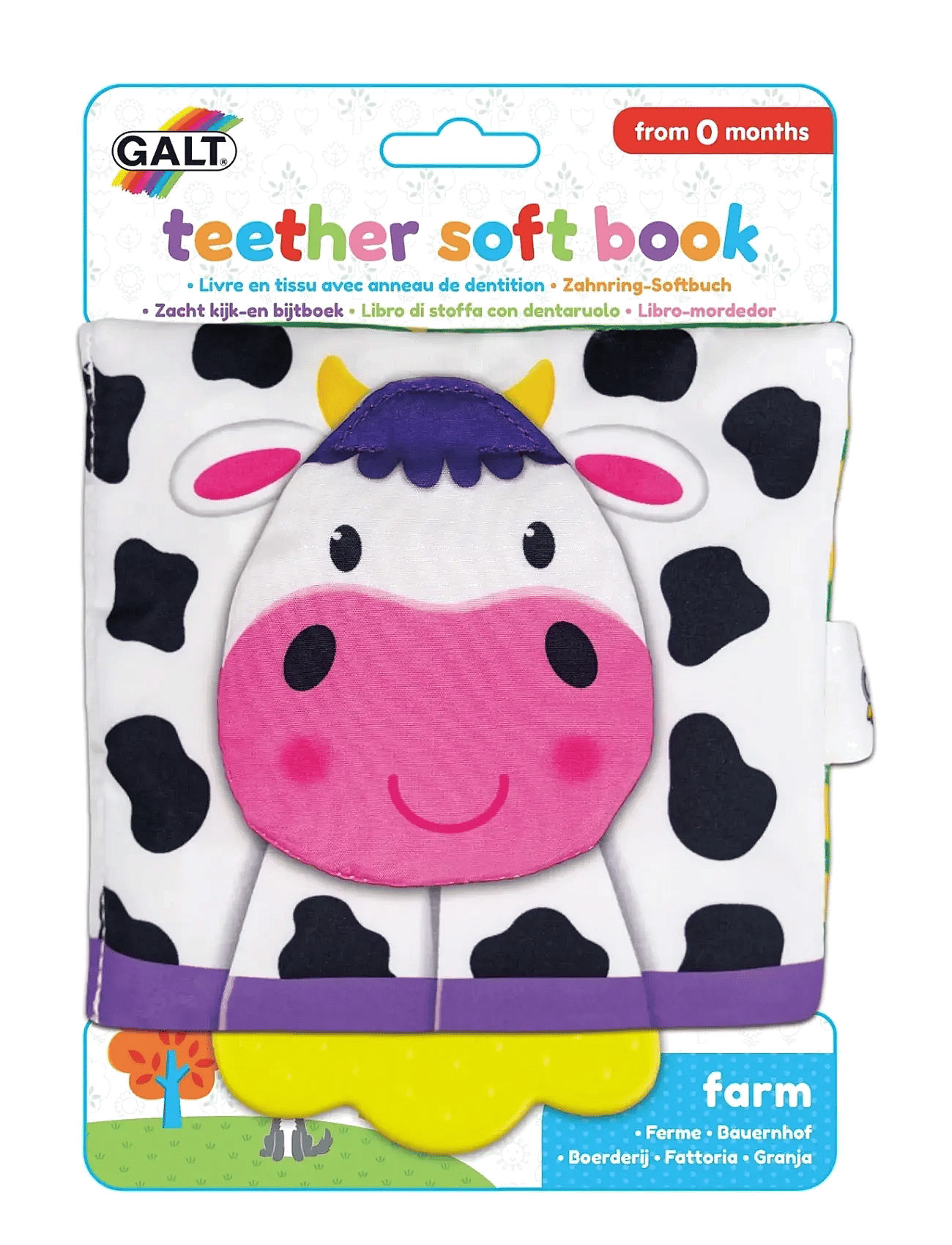 MJUKBOK MED TUGGDEL FARM - MULTI-COLOURED