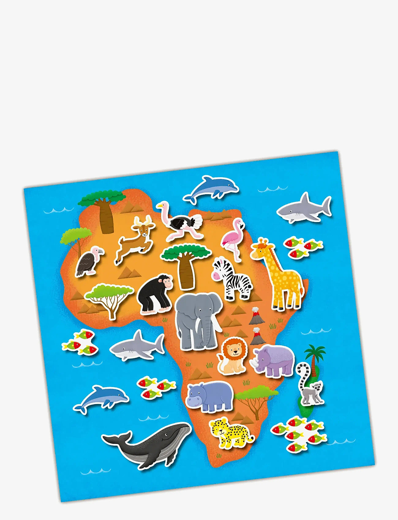 Galt - REUSABLE STICKER BOOK MAPS - multi-coloured - 2