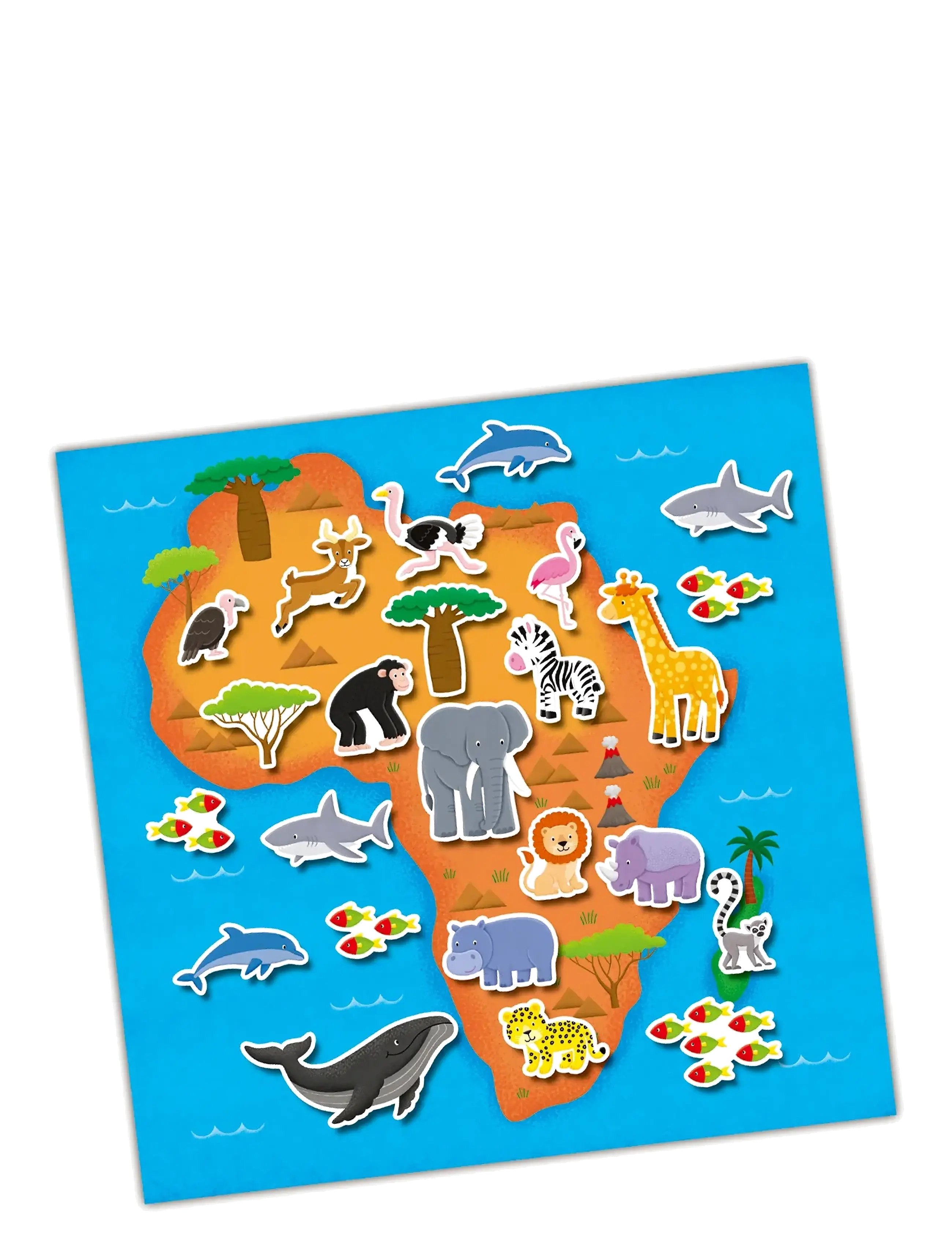 Galt - REUSABLE STICKER BOOK MAPS - klistermærker - multi-coloured - 2