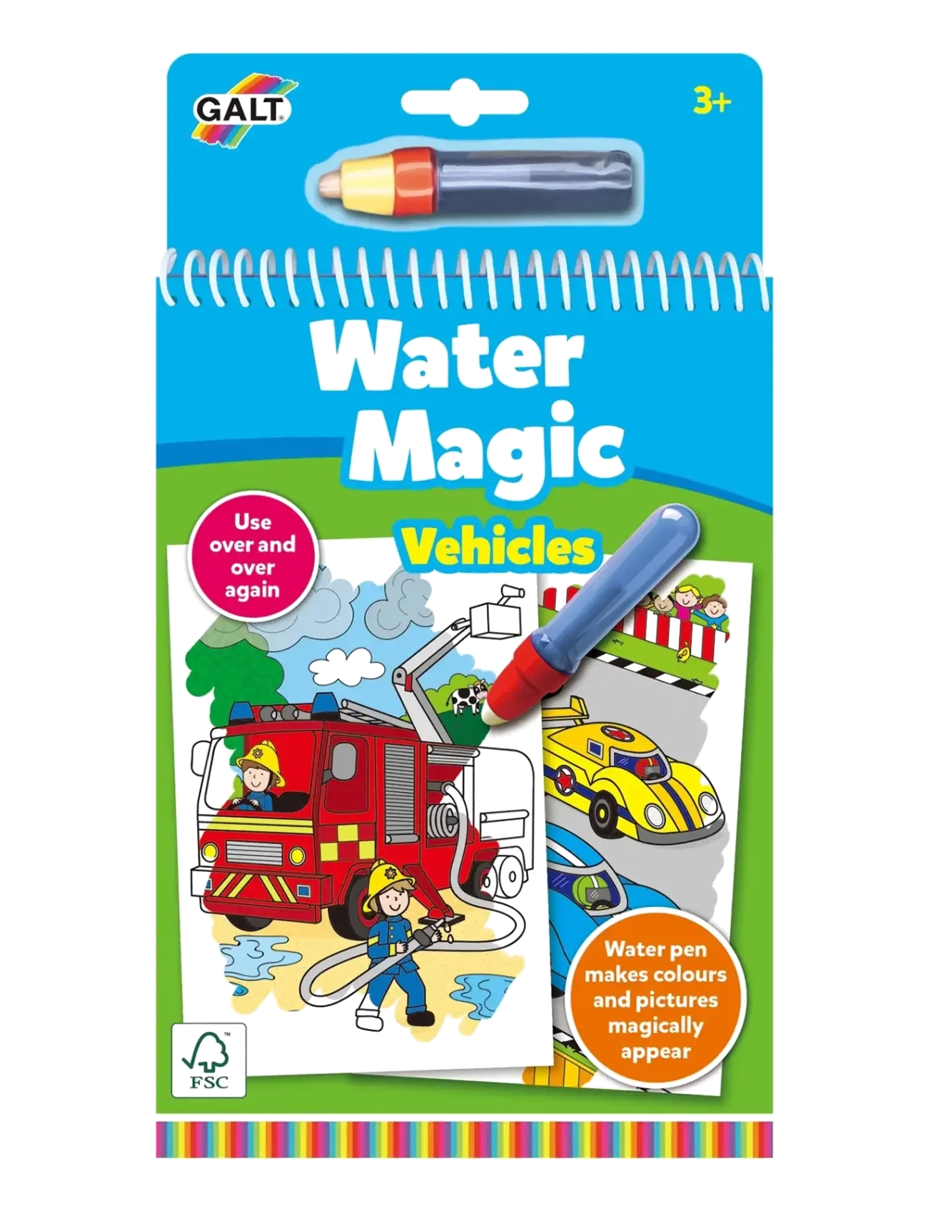 Galt Water Magic Fordon, Børn, Craft, Multi/mønstret, Str: ONE SIZE