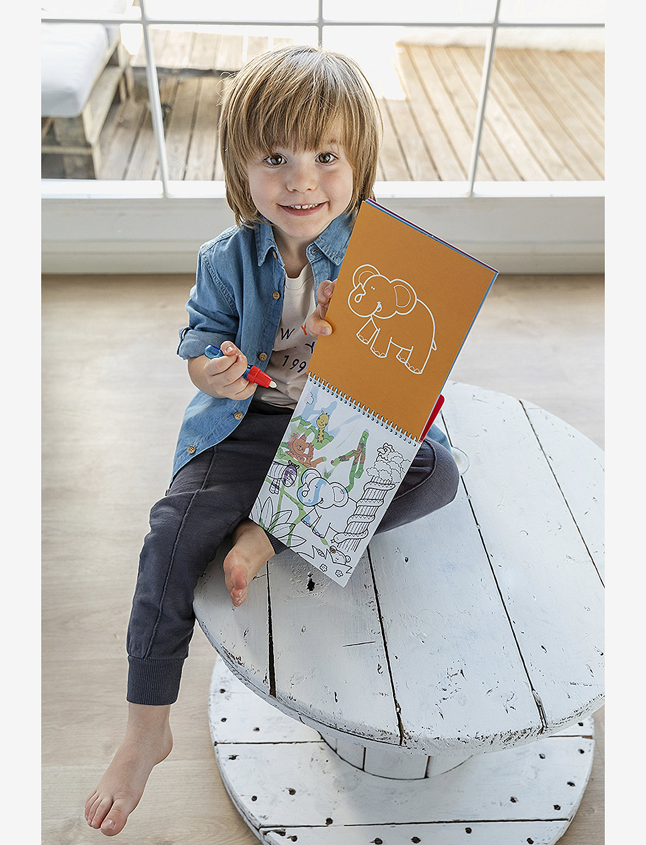 Galt - WATER MAGIC ANIMALS - male- & kreabøger - red - 1