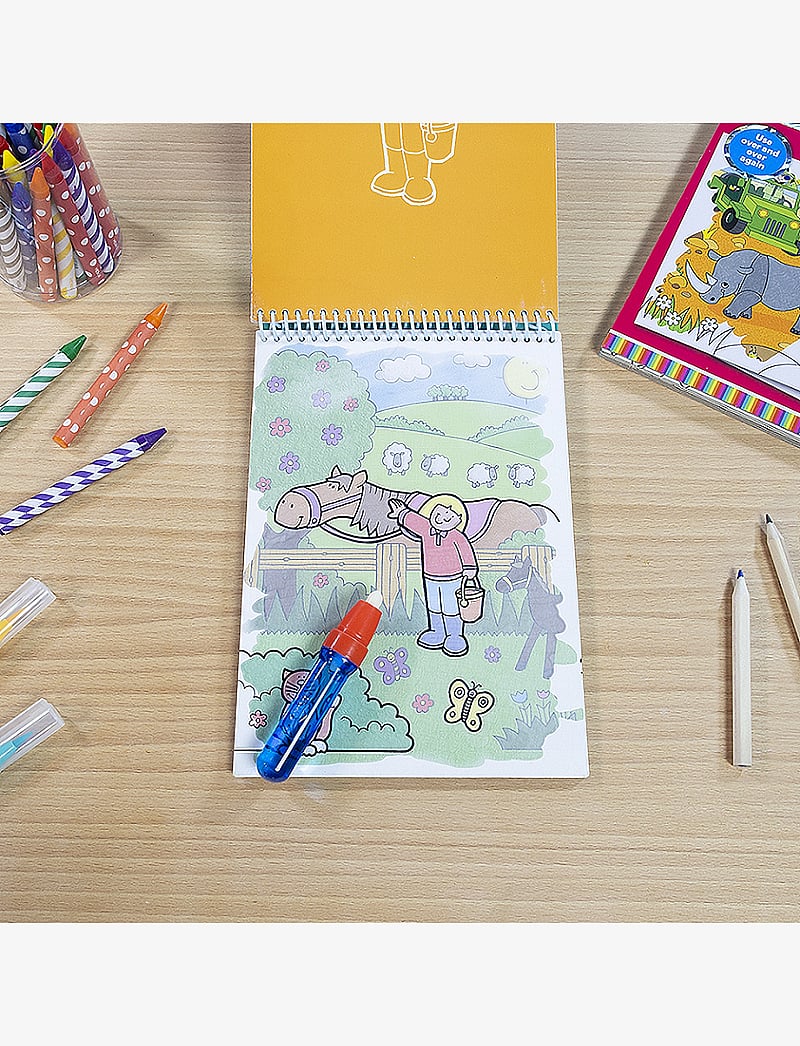 Galt - WATER MAGIC ANIMALS - male- & kreabøger - red - 3