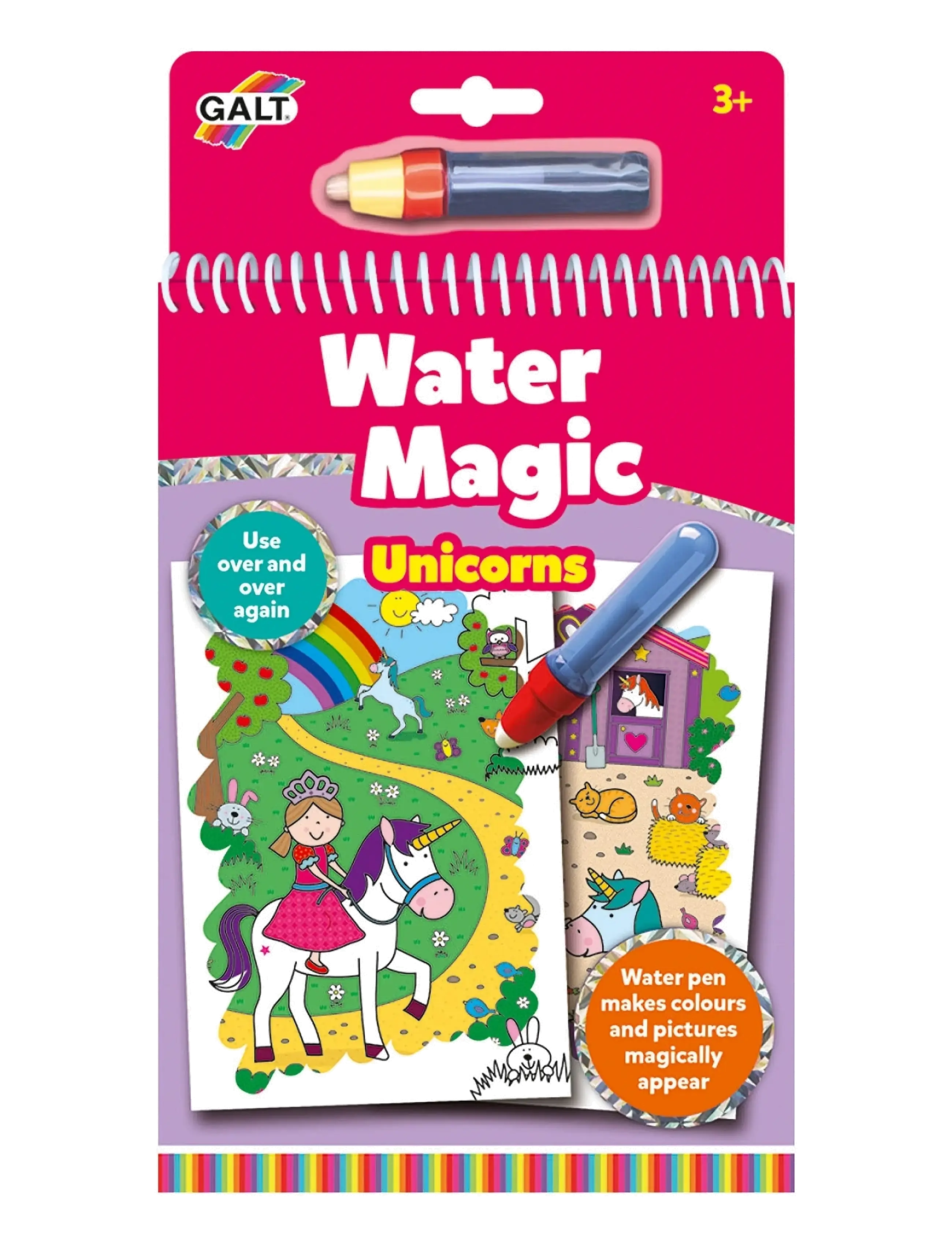 Galt WATER MAGIC - ENHÖRNING - Målar- & pysselböcker - MULTI-COLOURED / multi