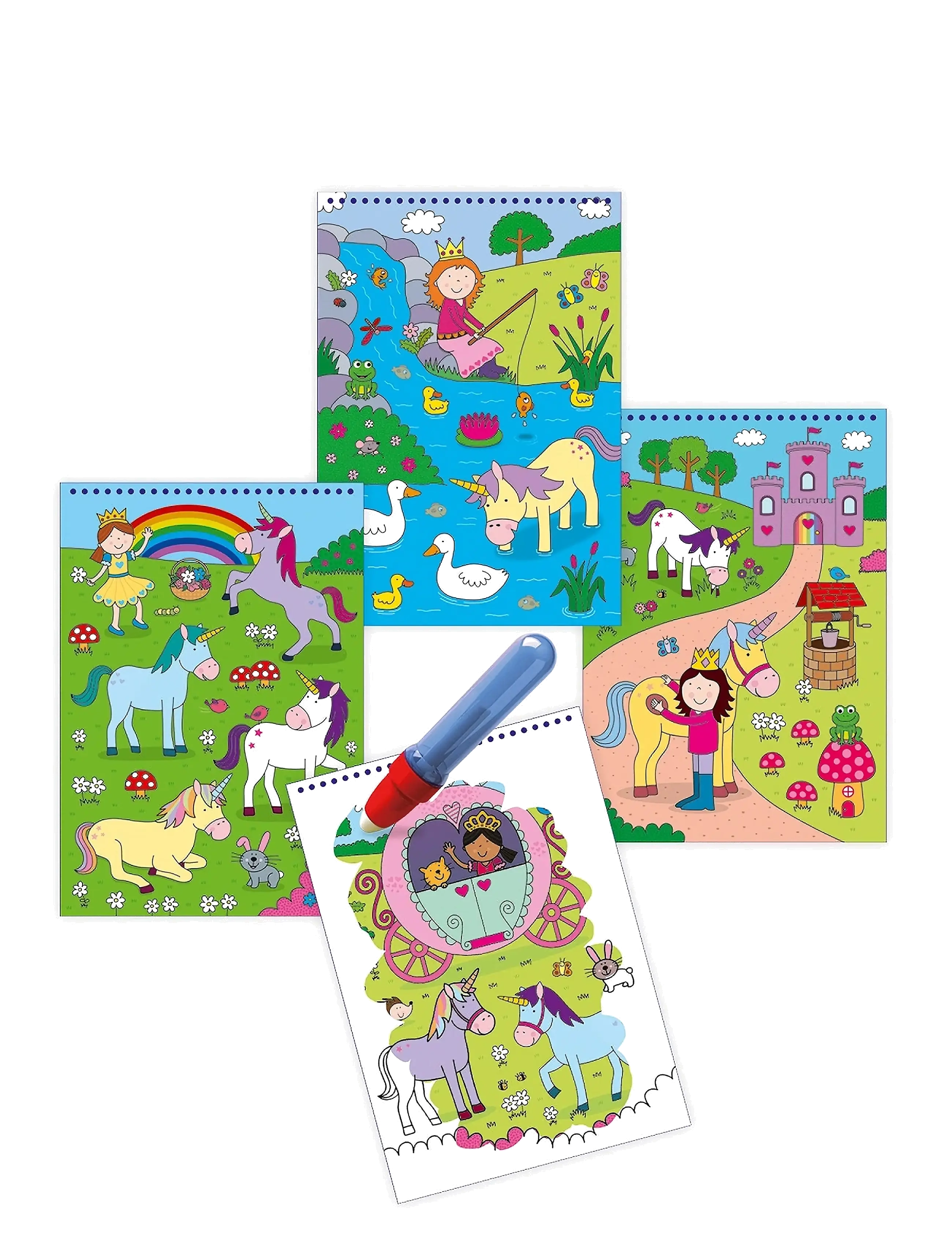Galt - VESITAIKALEHTIÖ YKSISARVINEN - väritys- askartelukirjat - multi-coloured - 5