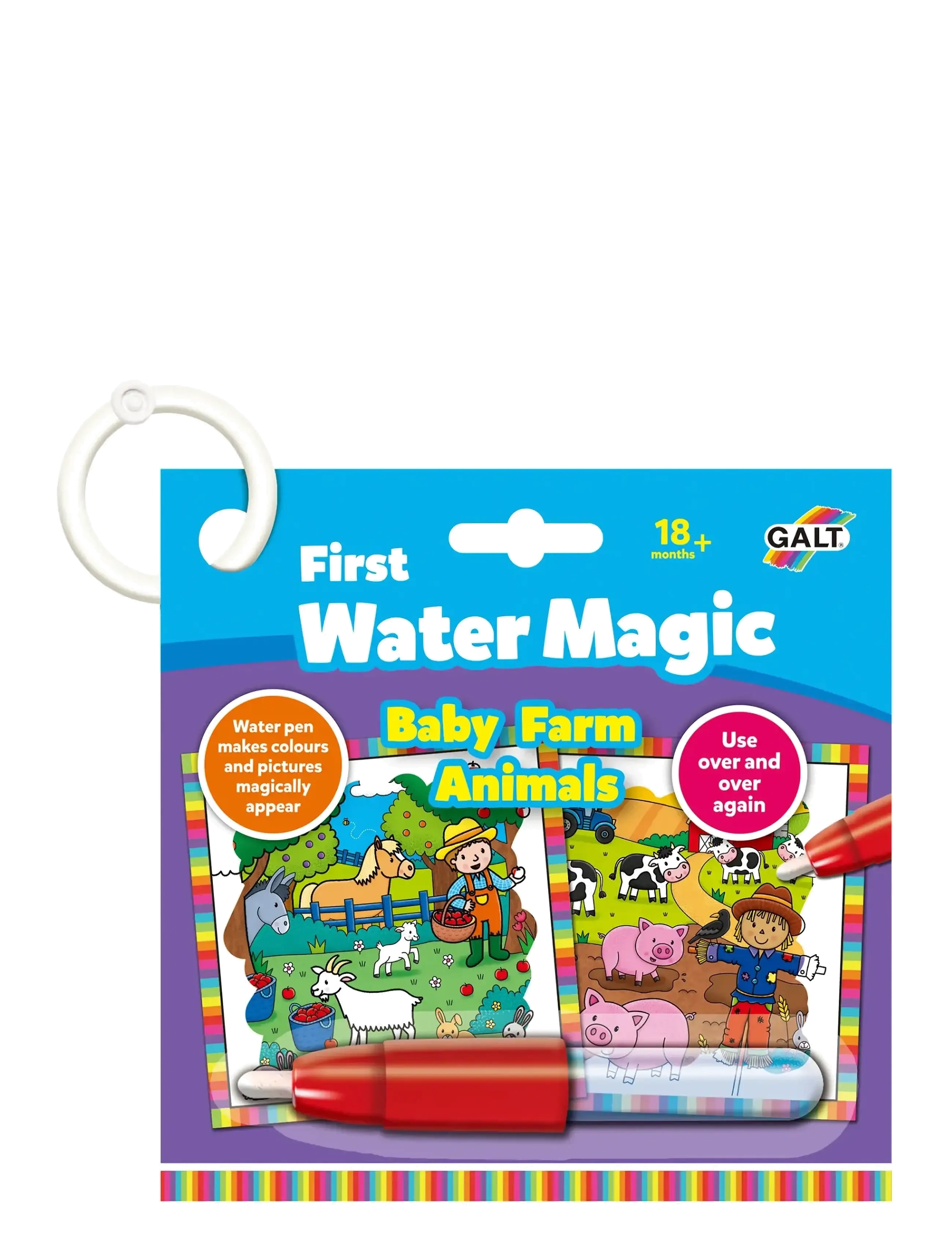Galt First Water Magic Farm Animals, Børn, Coloring & Craft Books, Multi/mønstret, Str: ONE SIZE