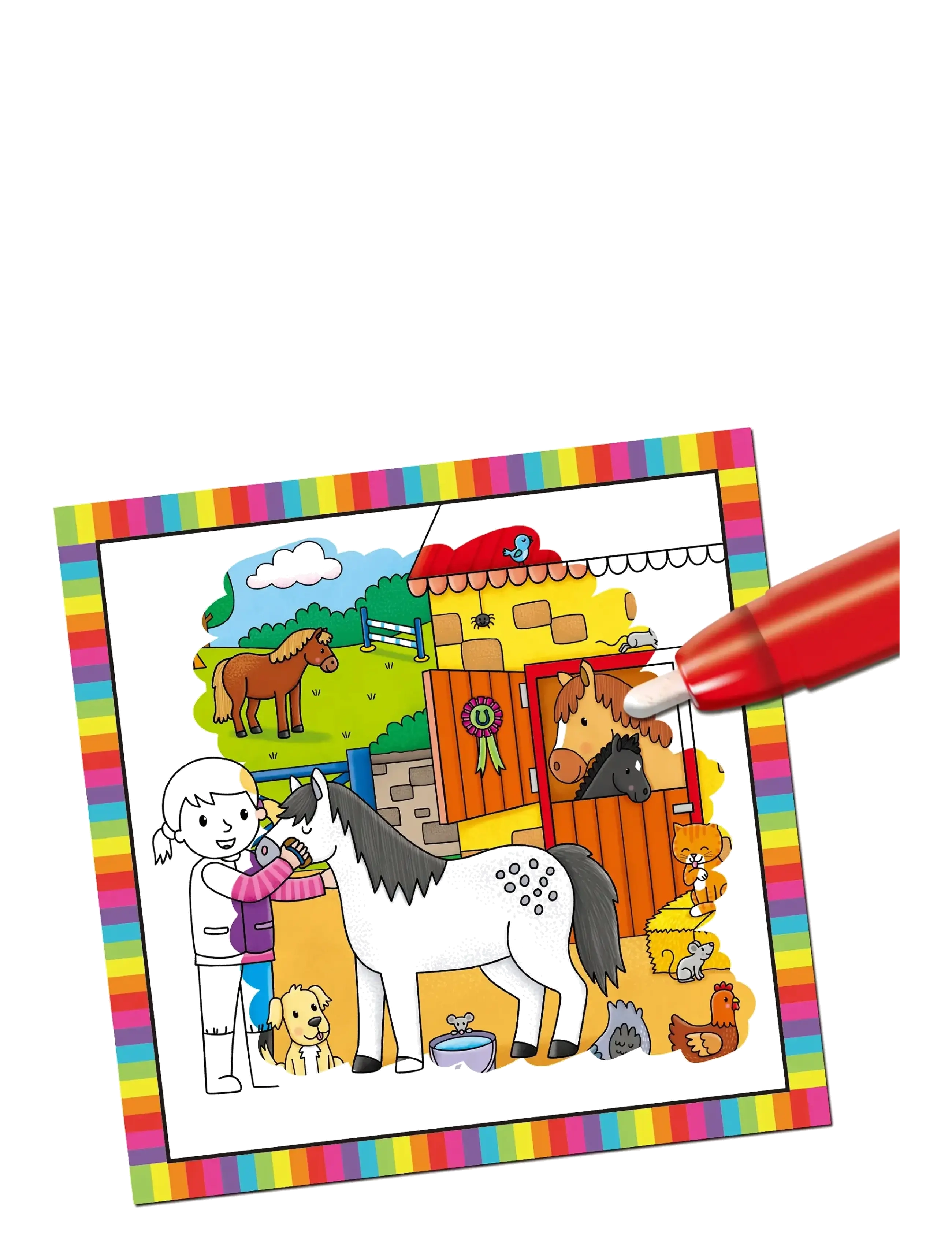 Galt - FIRST WATER MAGIC FARM ANIMALS - farging & hobbybøker - multi-coloured - 2
