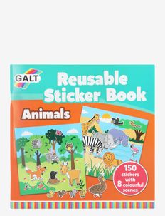 REUSABLE STICKER BOOK ANIMALS, Galt