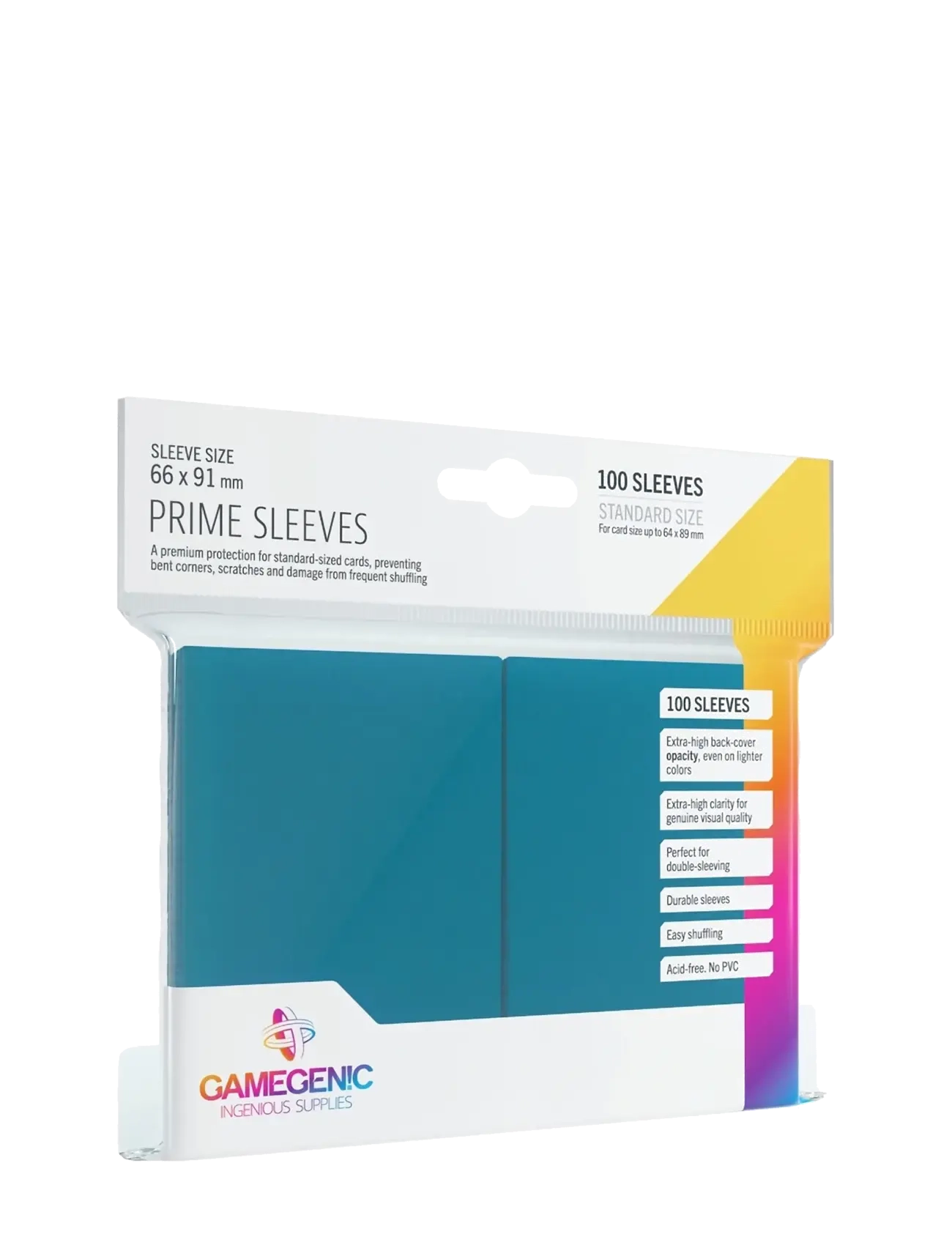 Gamegenic Prime Sleeves Blue, Børn, Trading Cards, Blå, Str: ONE SIZE