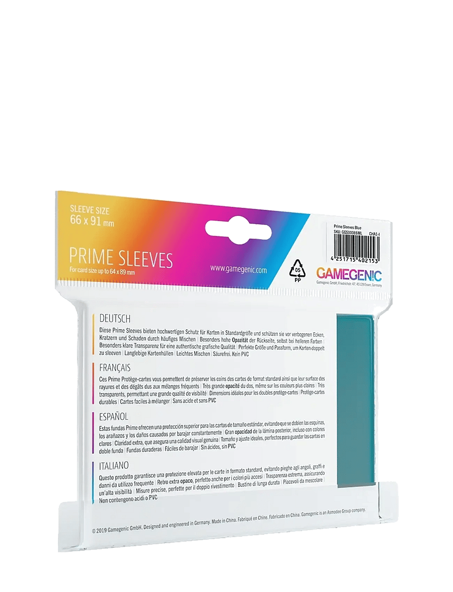 Gamegenic - Prime Sleeves Blue - sammelkarten - blue - 1