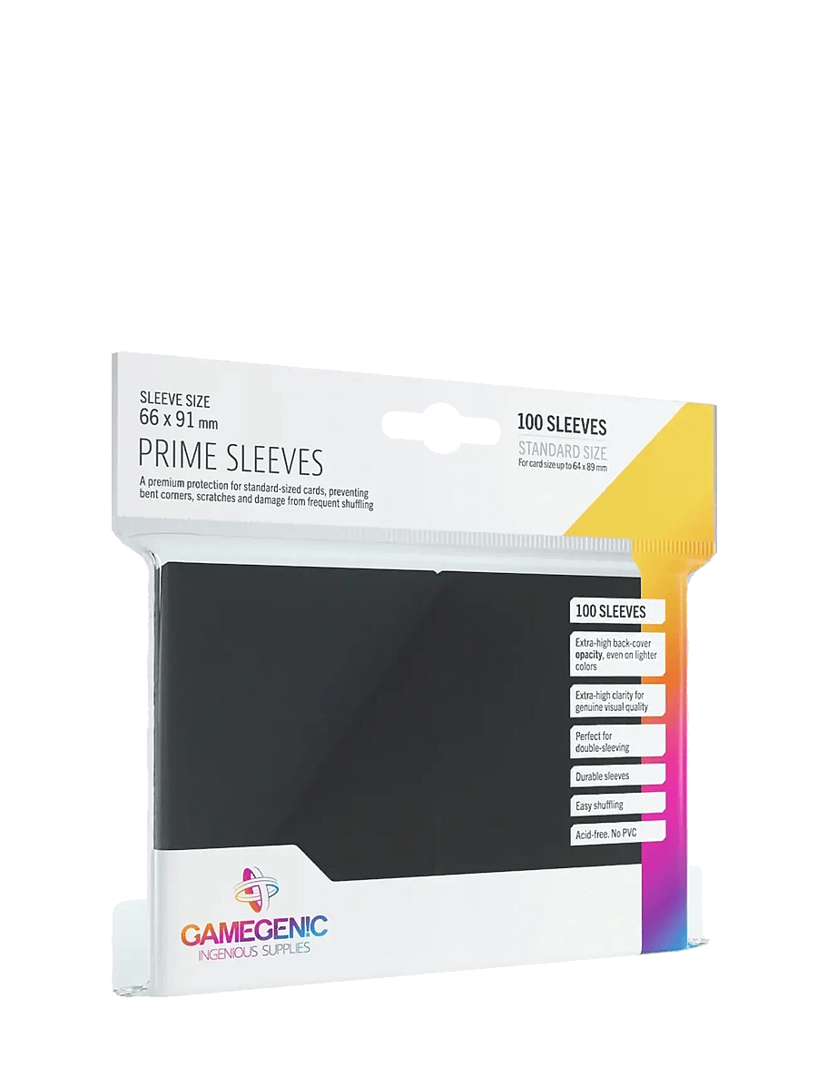 Gamegenic - Prime Sleeves Black - kogumiskaardid - black - 0