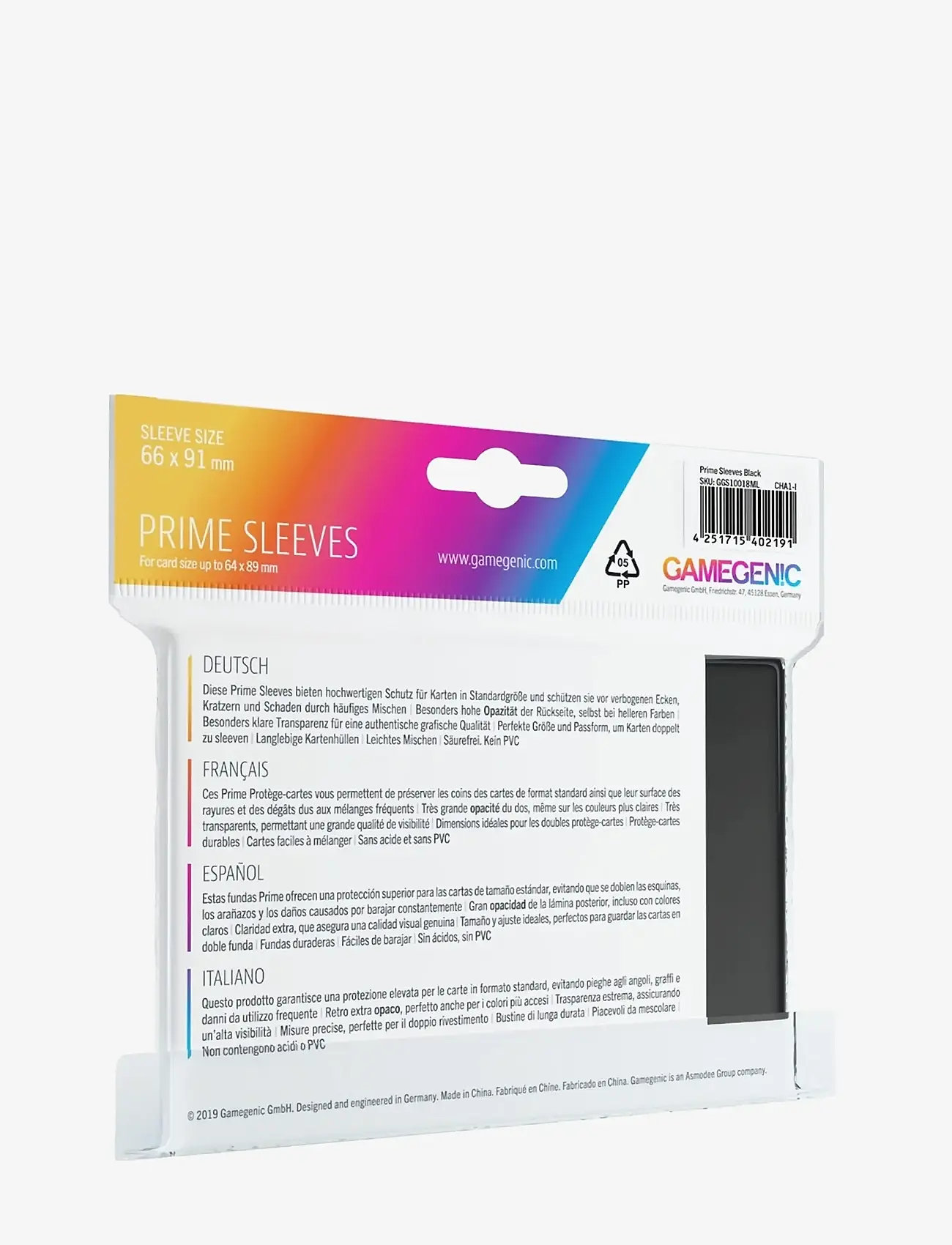 Gamegenic - Prime Sleeves Black - black - 1