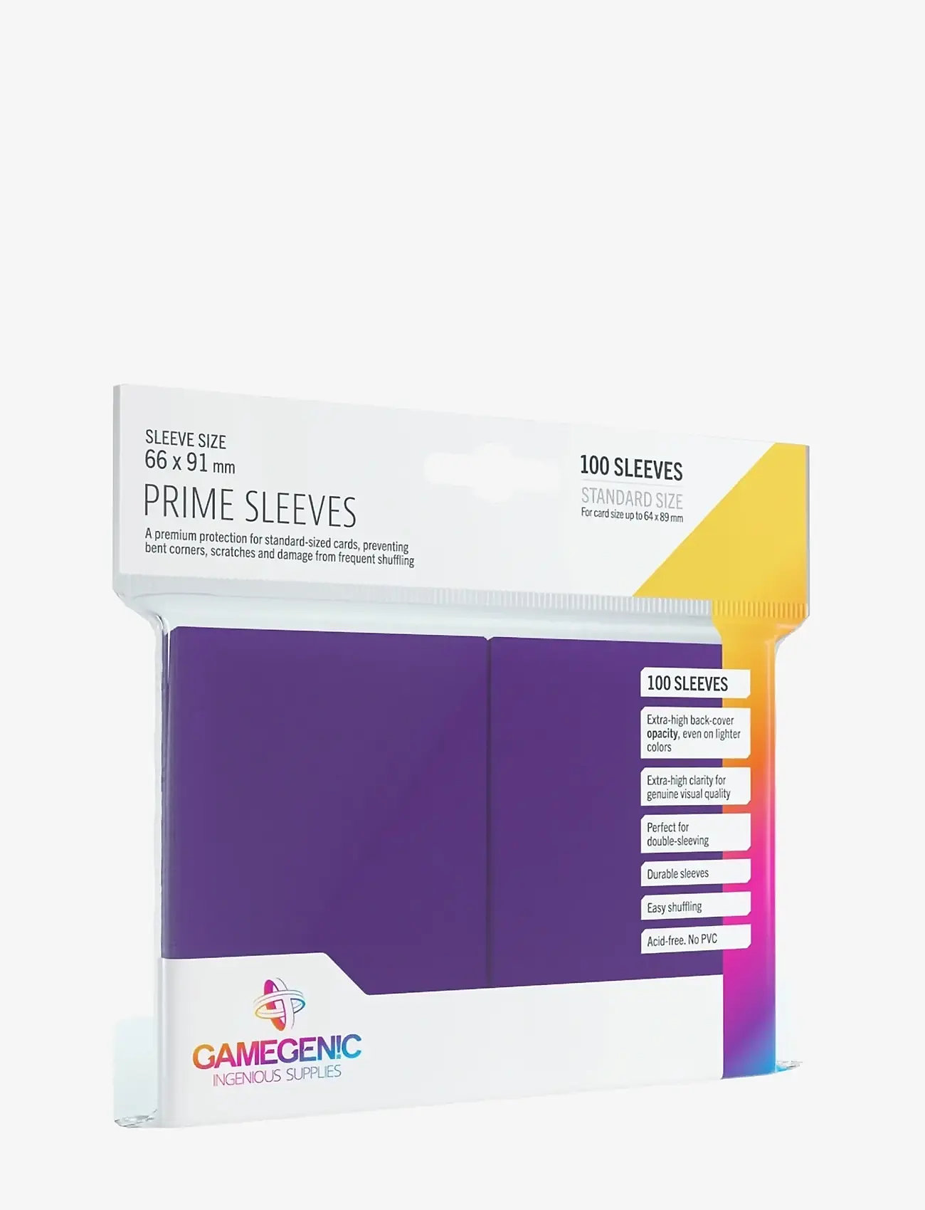 Gamegenic - Prime Sleeves Purple - trading cards - purple - 0