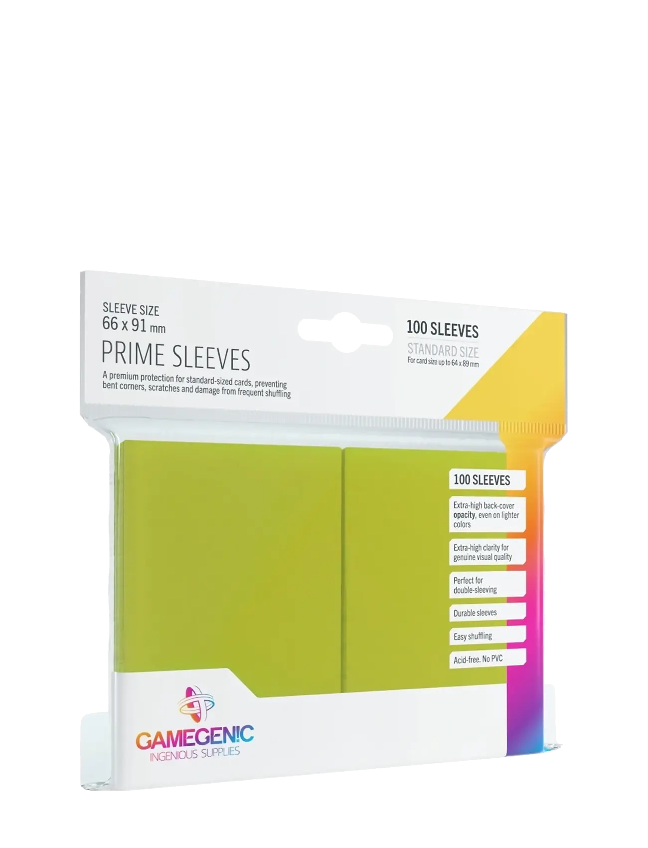 Gamegenic Prime Sleeves Lime - Vintererbjudanden - LIME / green