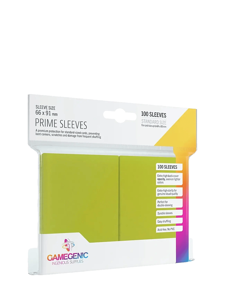 Gamegenic - Prime Sleeves Lime - sammelkarten - lime - 0
