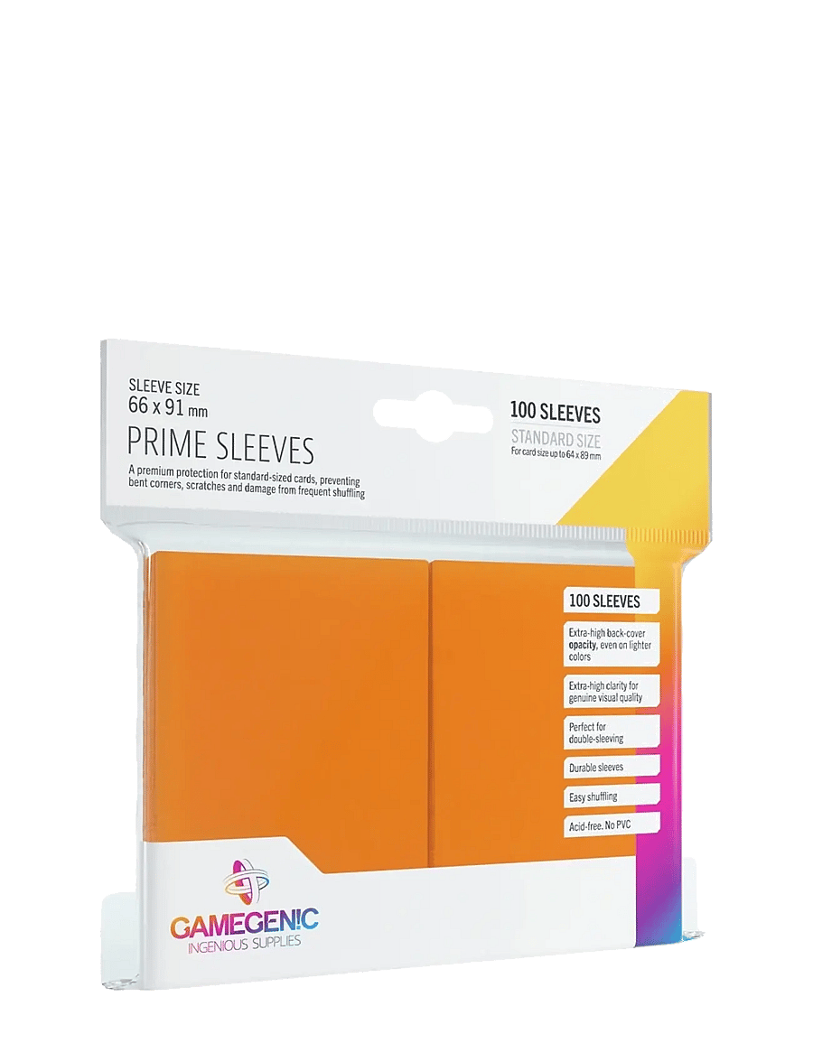 Gamegenic - Prime Sleeves Orange - sammelkarten - orange - 0
