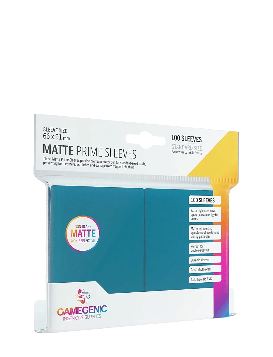 Gamegenic - Matte Prime Sleeves Blue - blue - 0