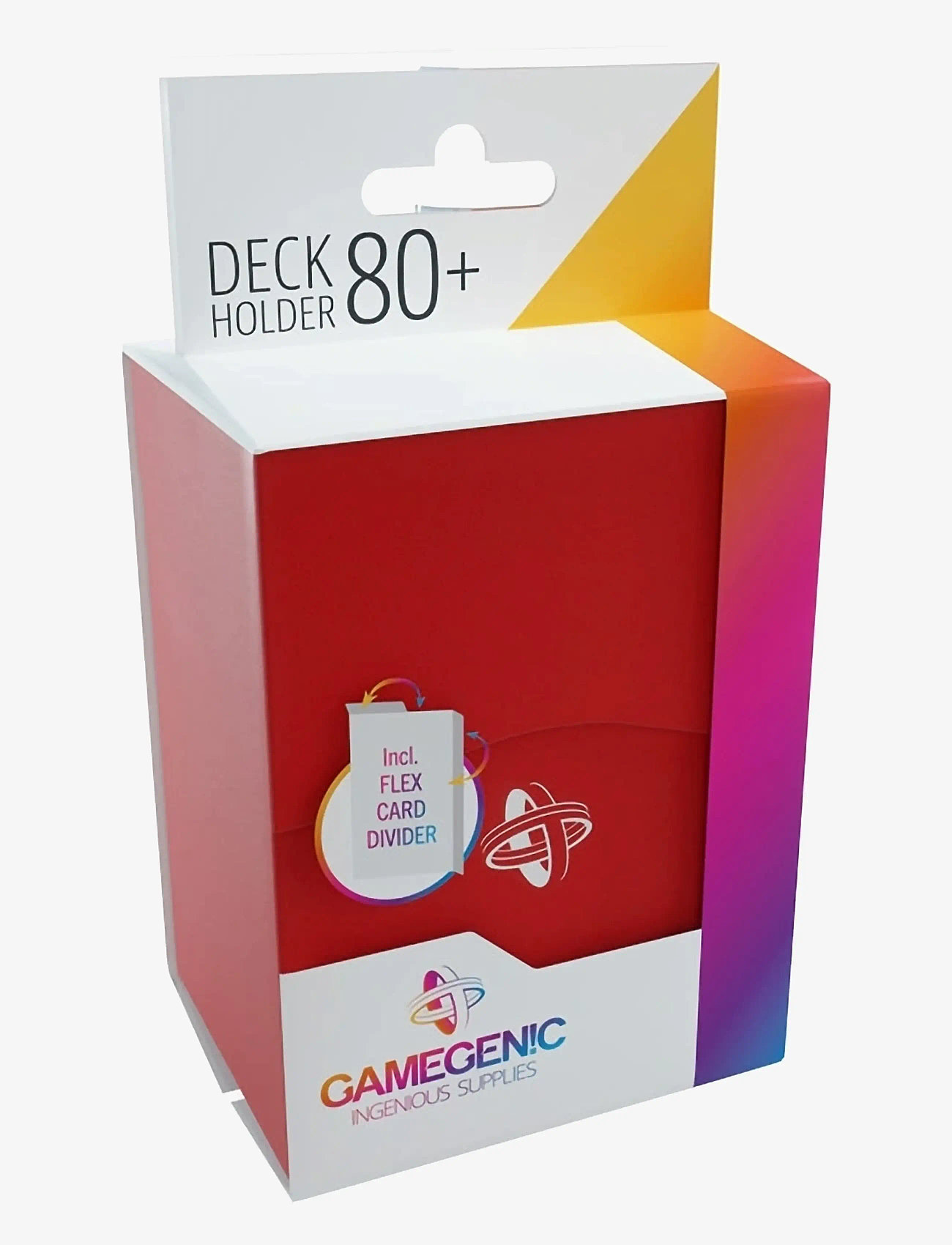 Gamegenic - Deck Holder 80+ Red - die niedrigsten preise - red - 0